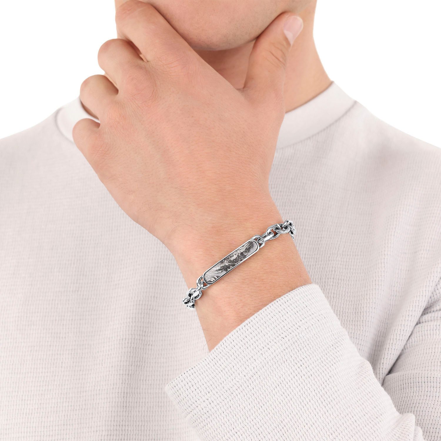 s.Oliver Armband 2038867 met jaspis