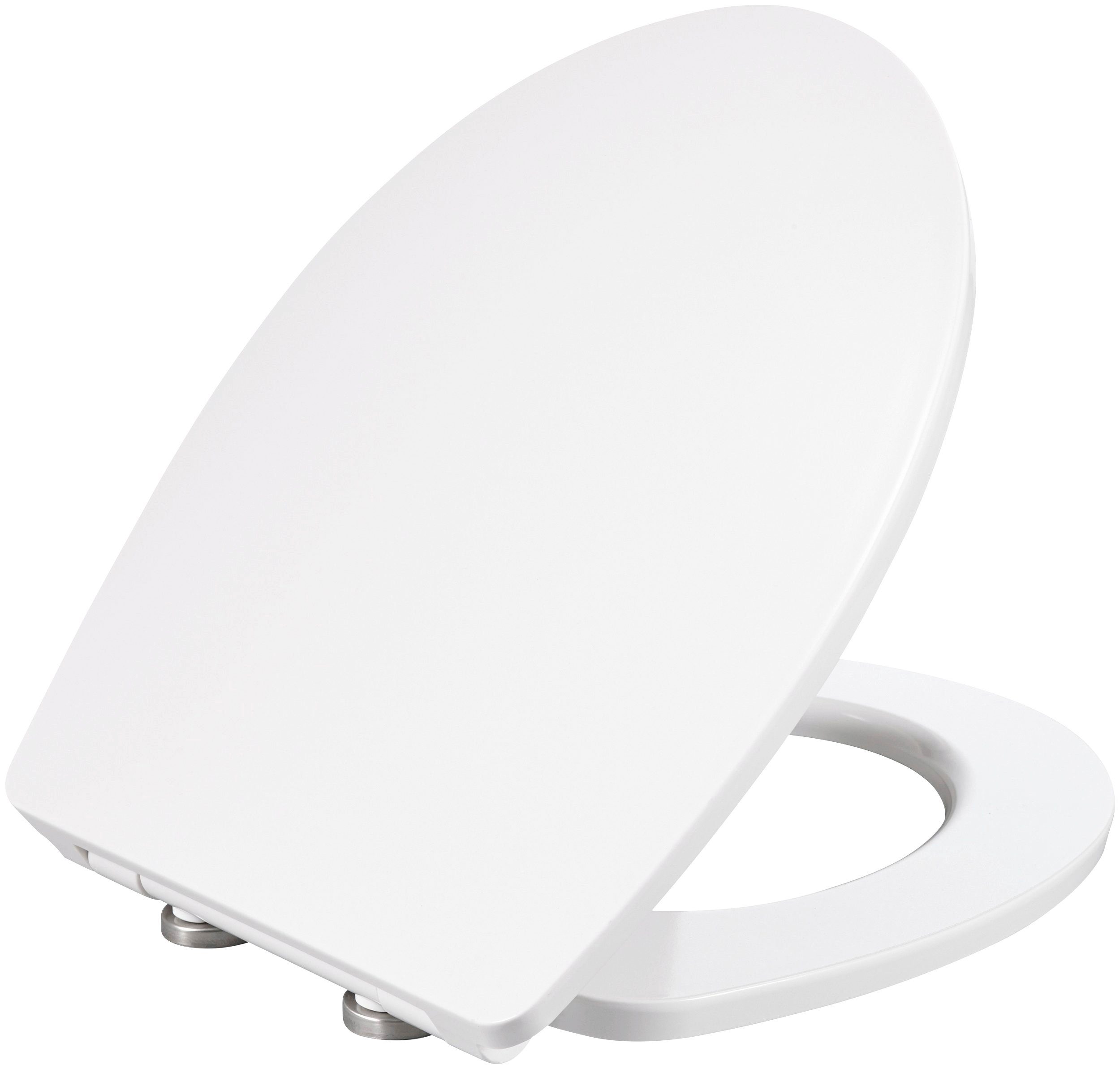 ADOB Toiletzitting Wit Soft-closemechanisme, voor het schoonmaken met één druk op de knop afneembaar