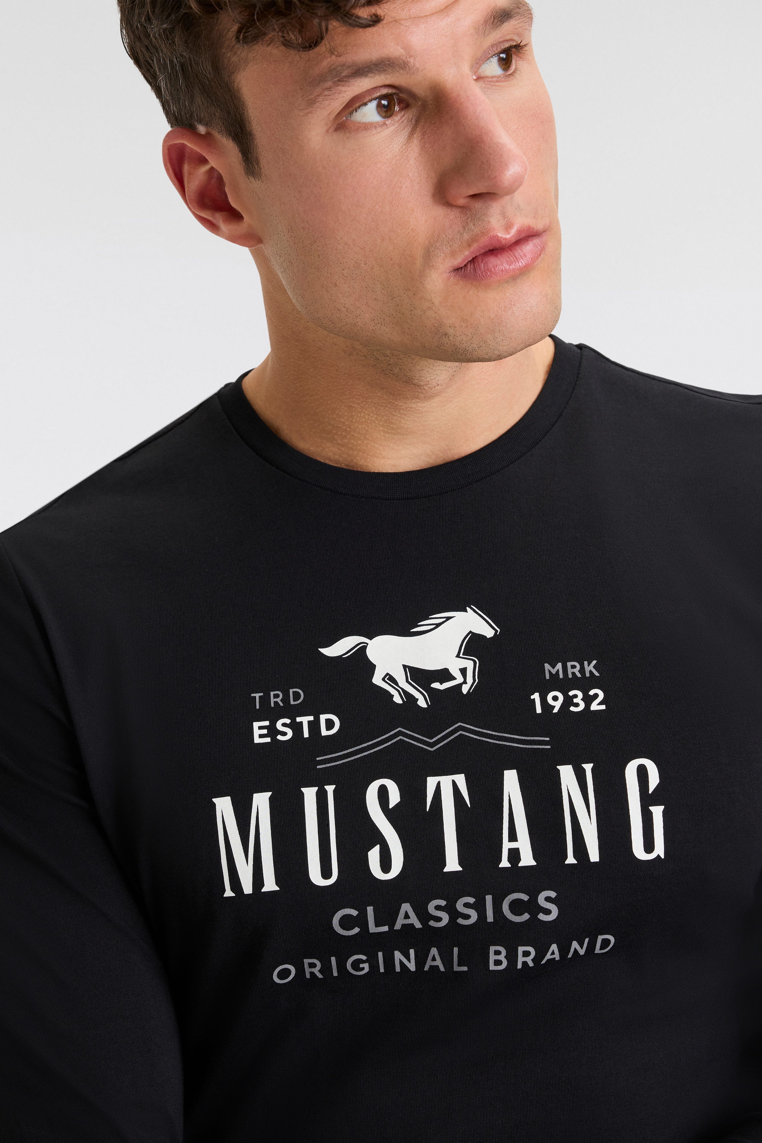 Mustang Shirt met lange mouwen Style Adrian