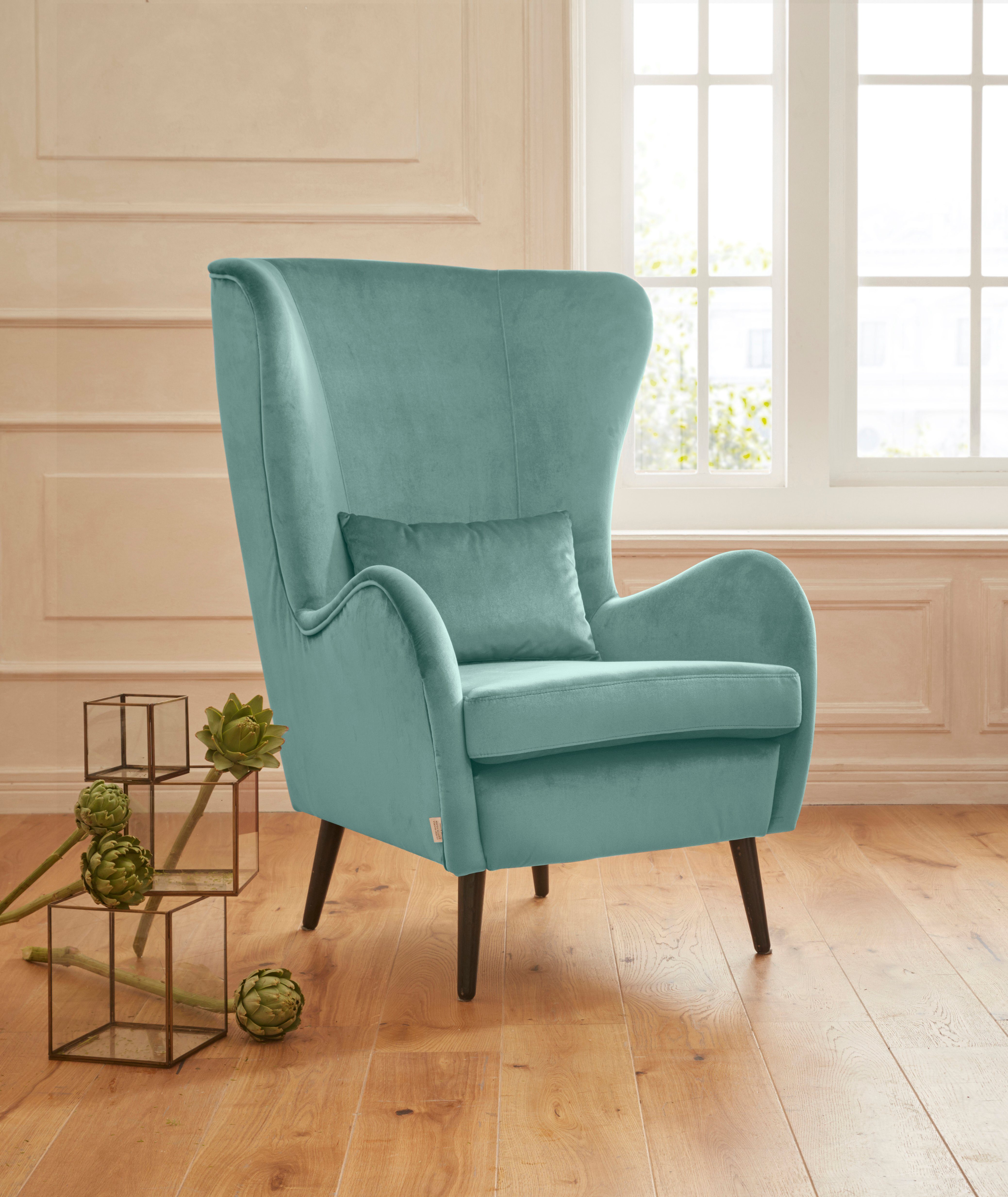 Home affaire Fauteuil Sallito, oorfauteuil, TV-stoel voor woonkamer, ook in velours cord