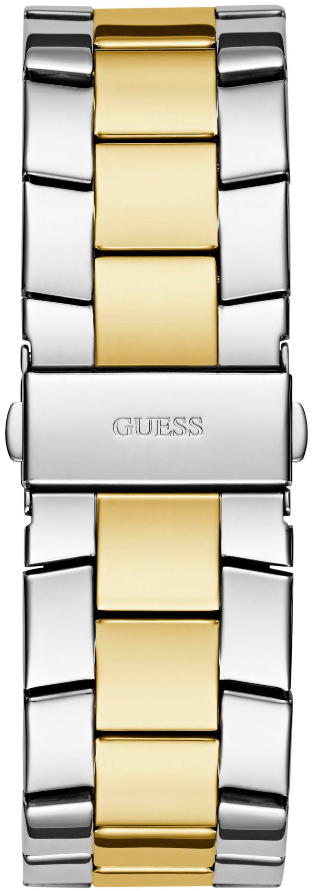 Guess Multifunctioneel horloge Majestic Quartzhorloge, horloge, heren, datum, 12/24-uurs weergave, kristalstenen