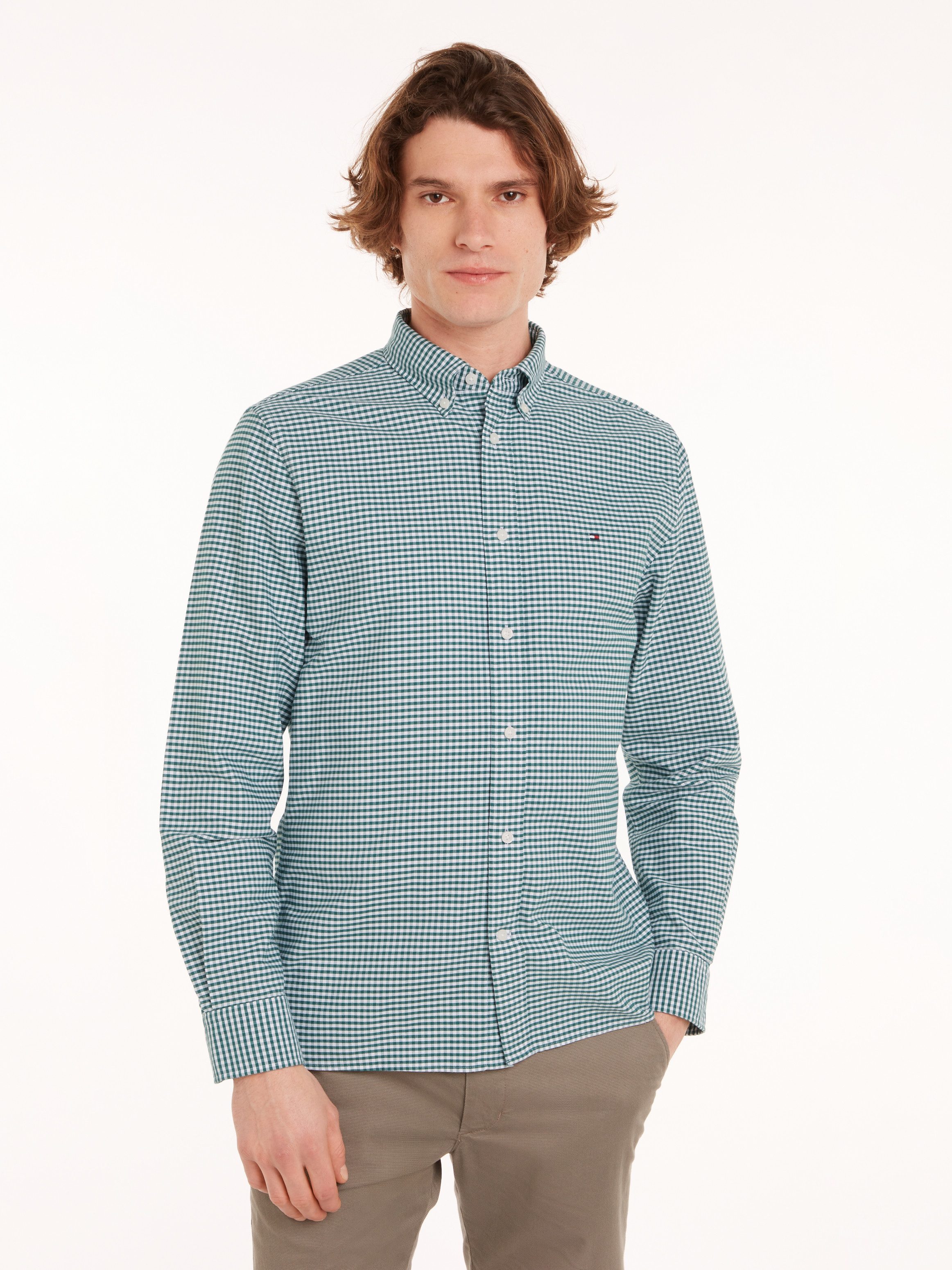 Tommy Hilfiger Overhemd met lange mouwen HERITAGE OXFORD GINGHAM RF SHIRT