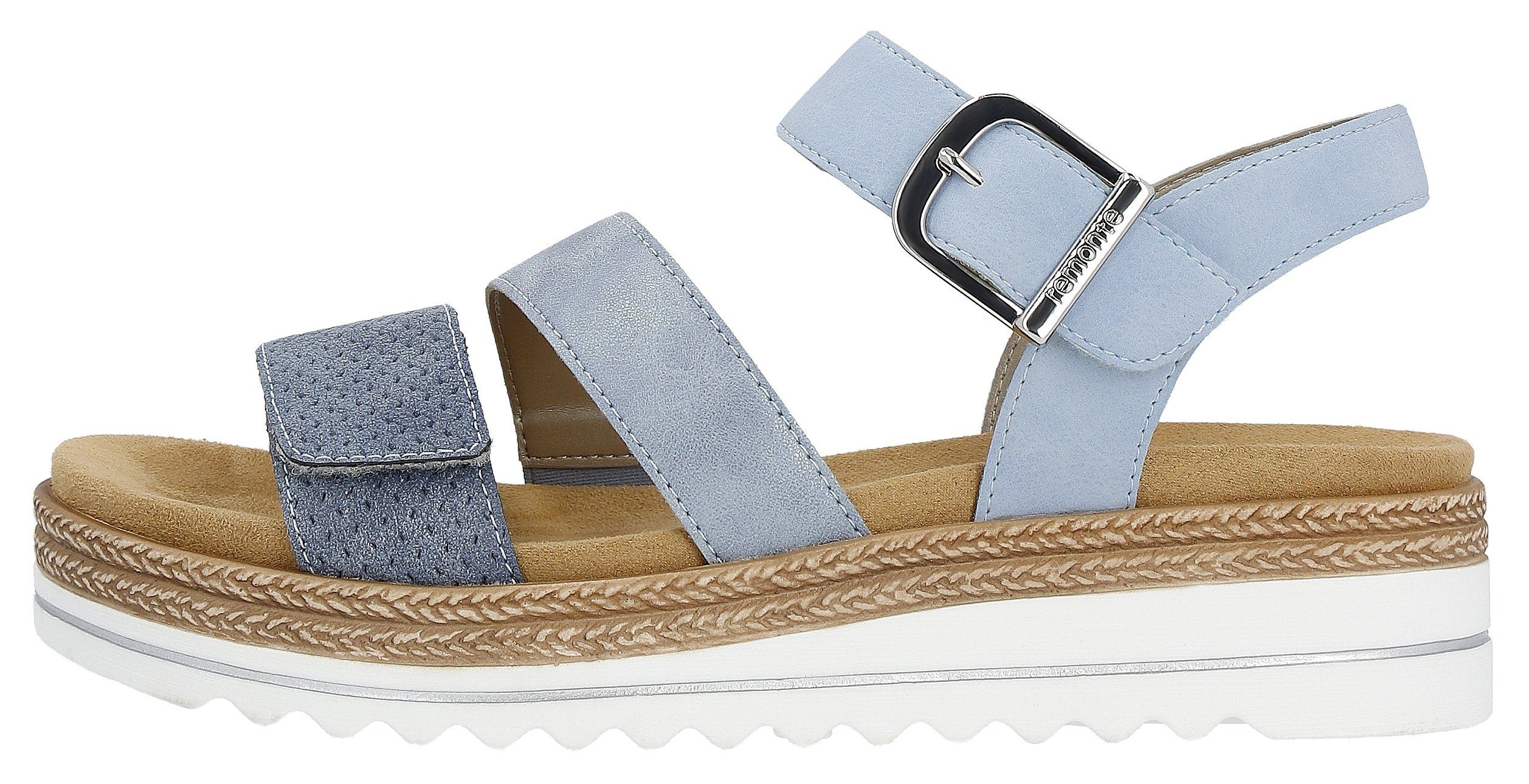 Remonte Sleehaksandaaltjes , sleehak, zomerschoenen, sandalen in vegan verwerking