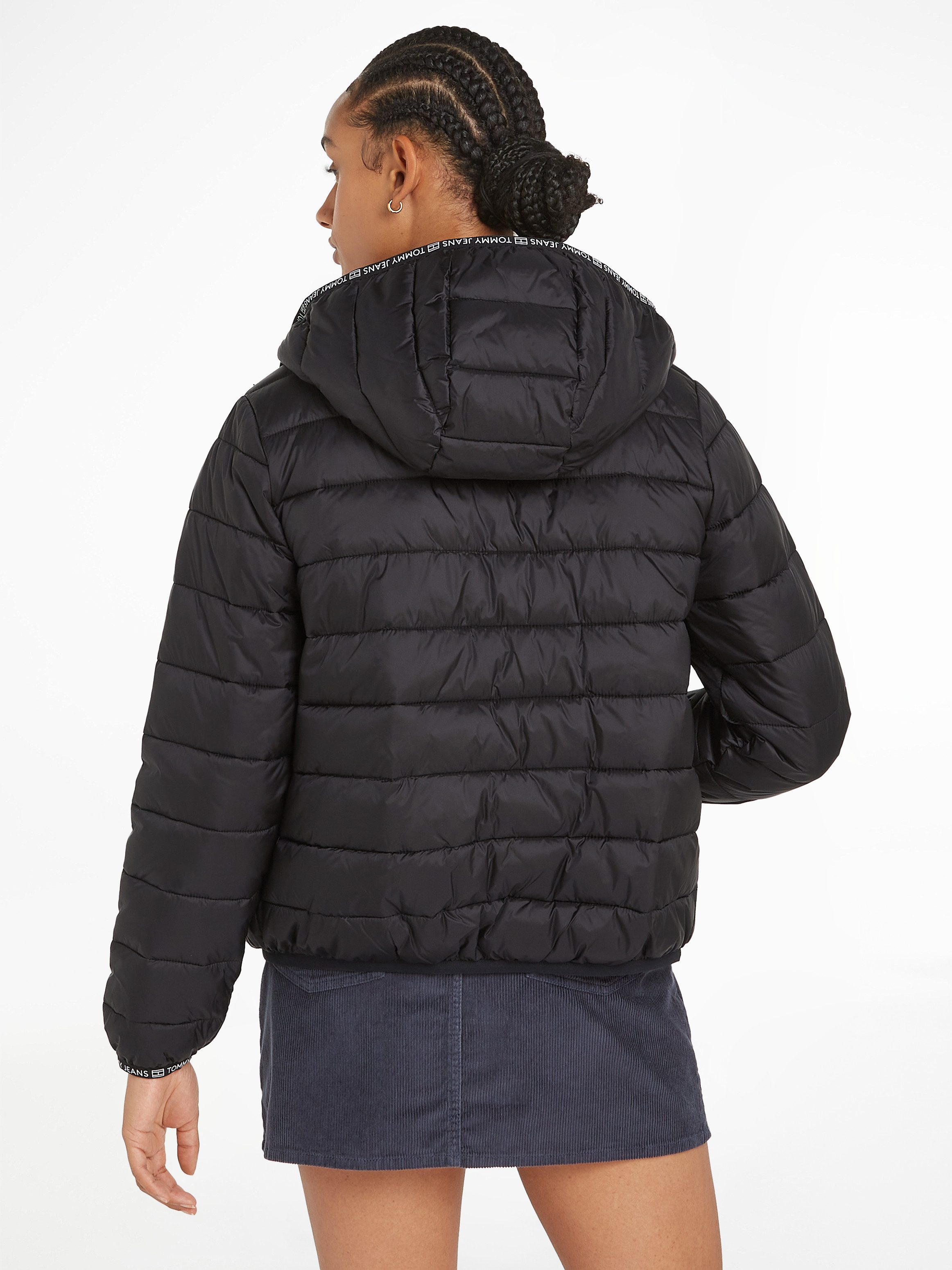 Tommy Jeans Curve Gewatteerde jas TJW QUILTED TAPE HOOD JACKET EXT