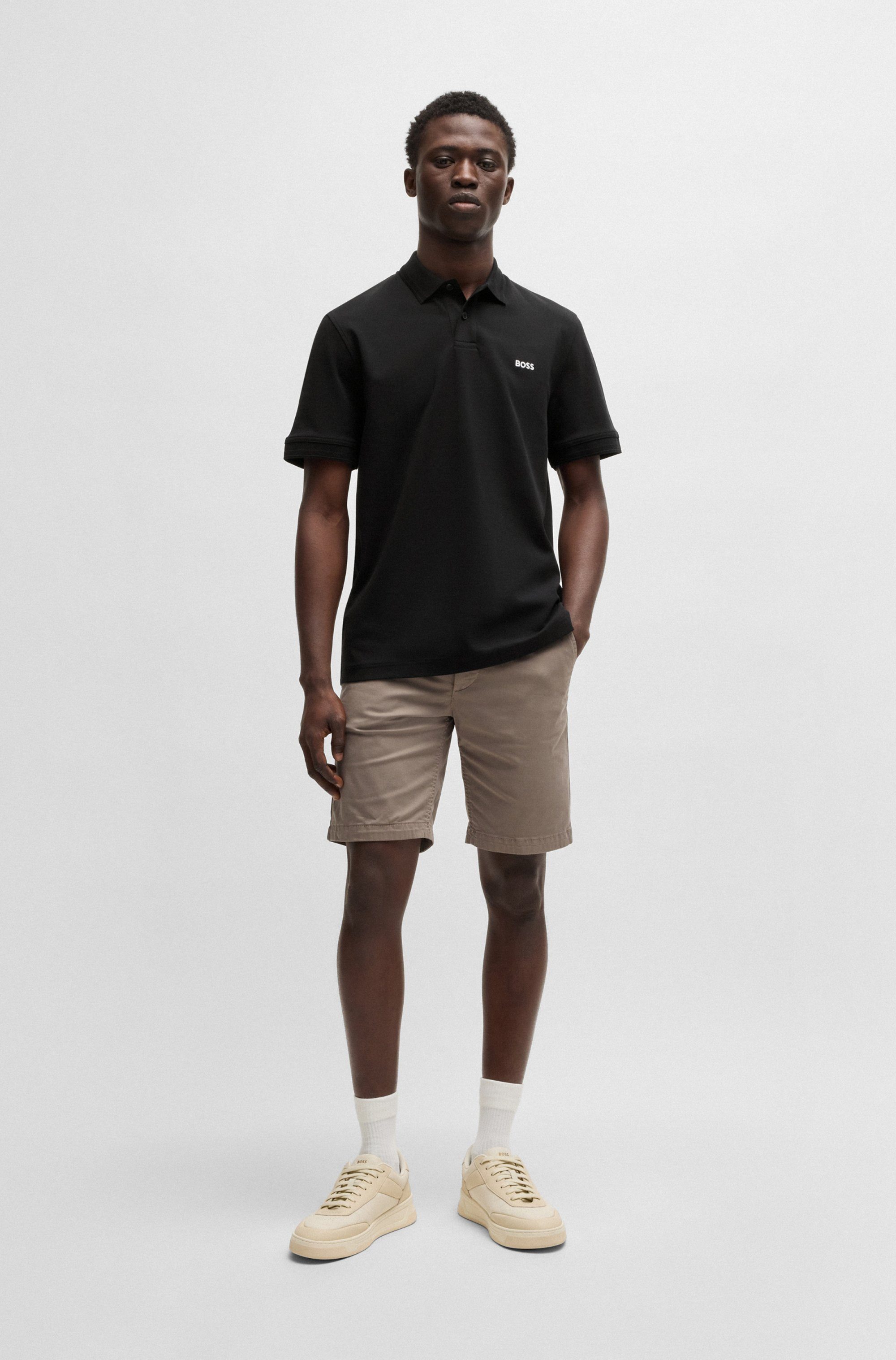 Boss Orange Poloshirt Pe met een polokraag