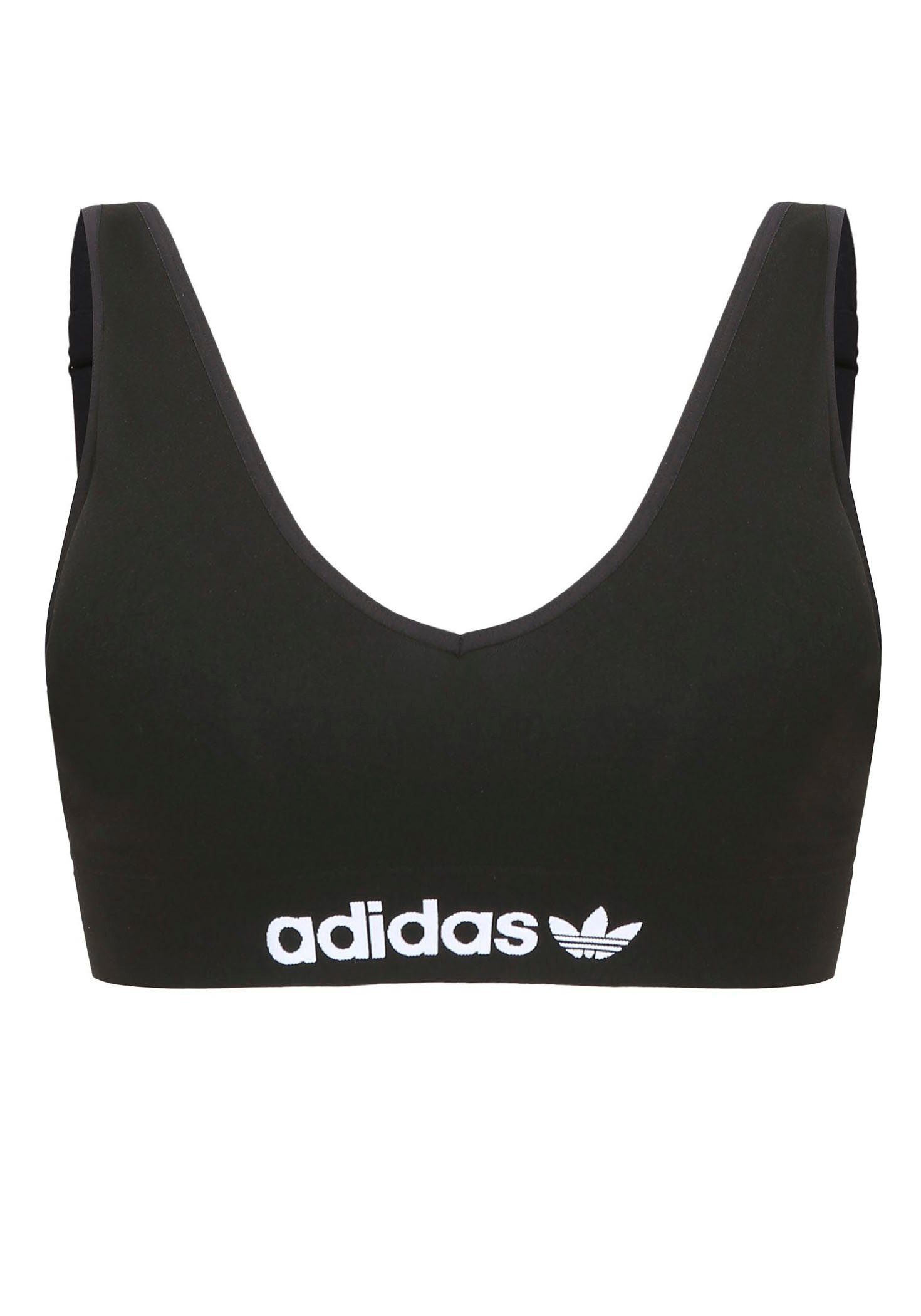 adidas Originals Bralette met brede logoband