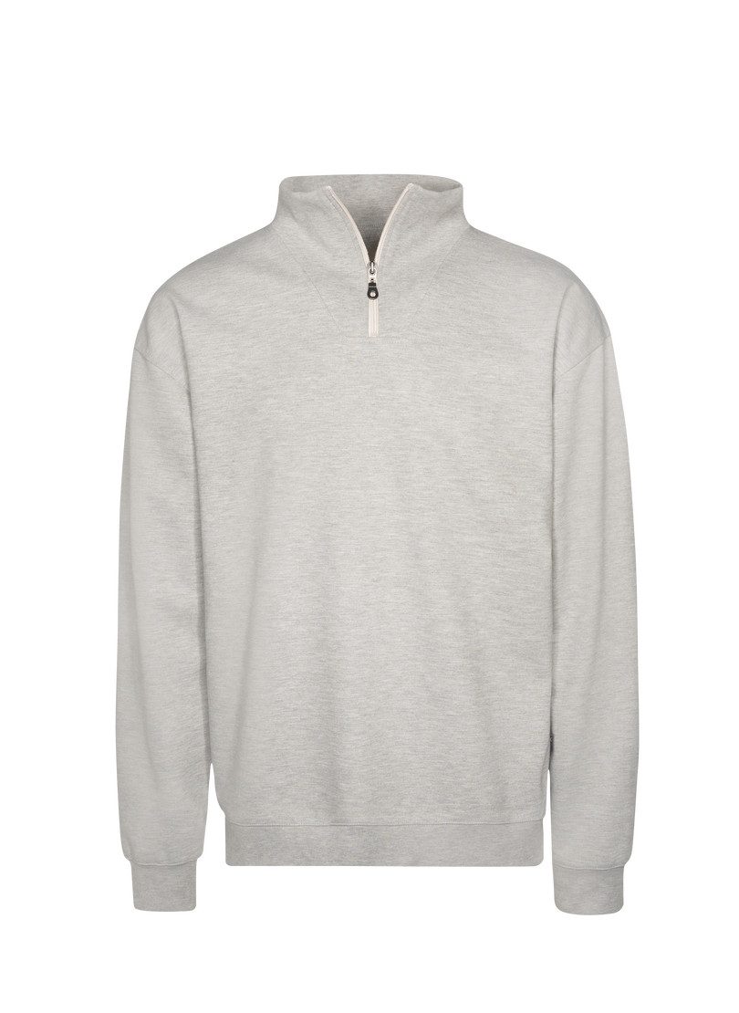 Trigema Sweatshirt troyer in comfortabele sweatkwaliteit