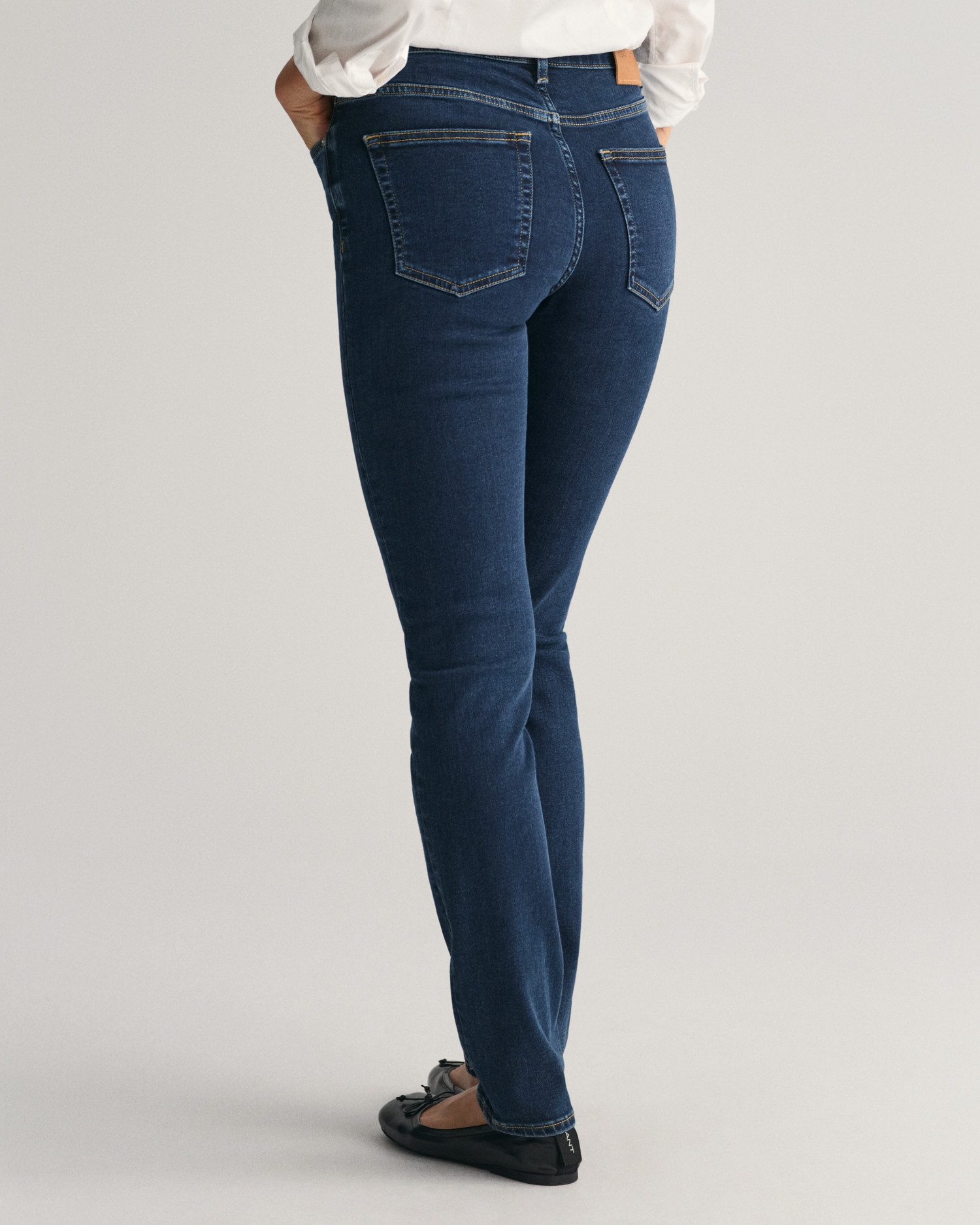 Gant Slim fit jeans SLIM SUPER STRETCH JEANS 5-pocket stijl, hoog elastisch