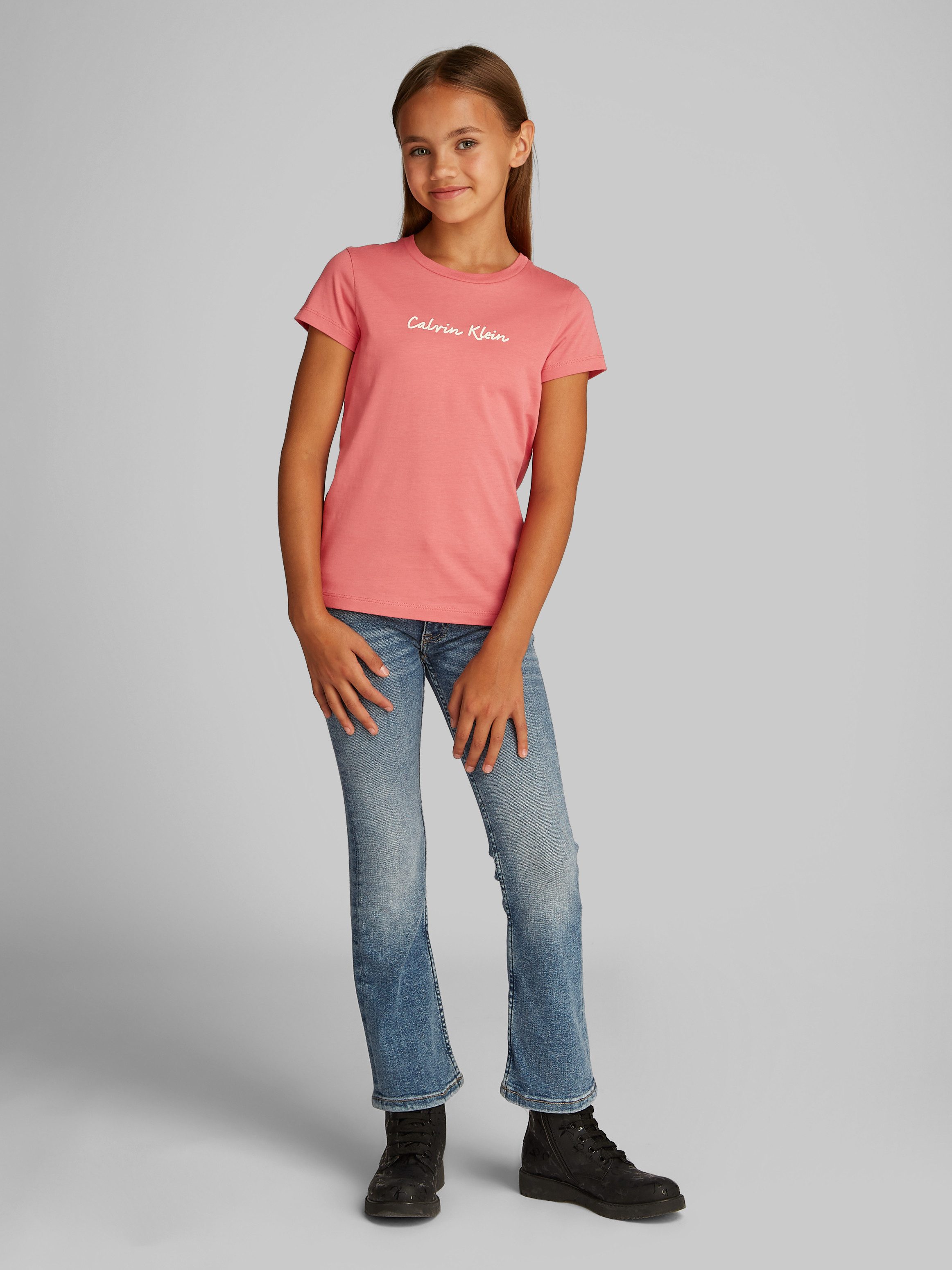 Calvin Klein T-shirt SCRIPT LOGO SLIM SS T-SHIRT