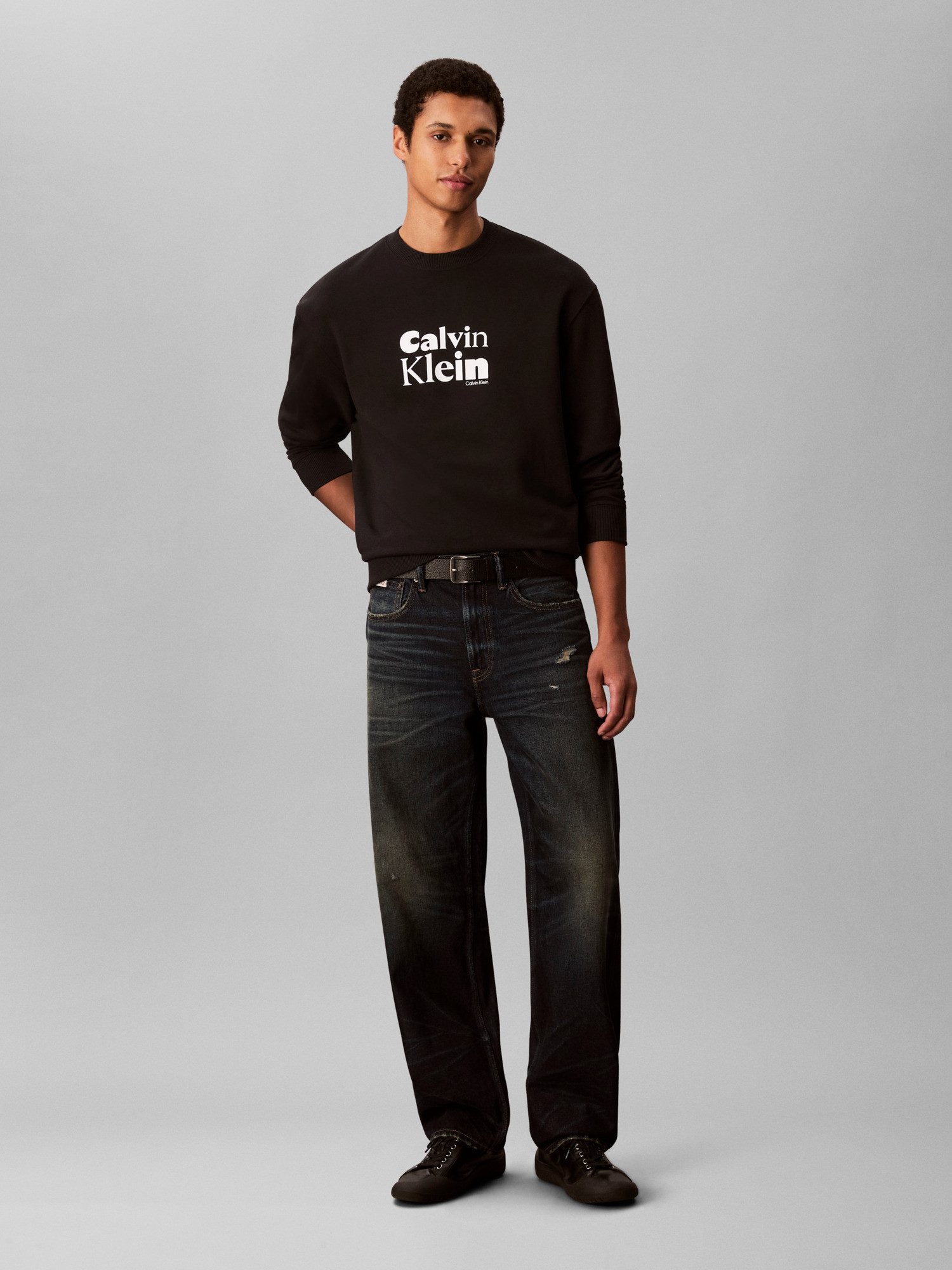 Calvin Klein Sweatshirt LS EU 350TERRY CALVIN BOLD GRAPH