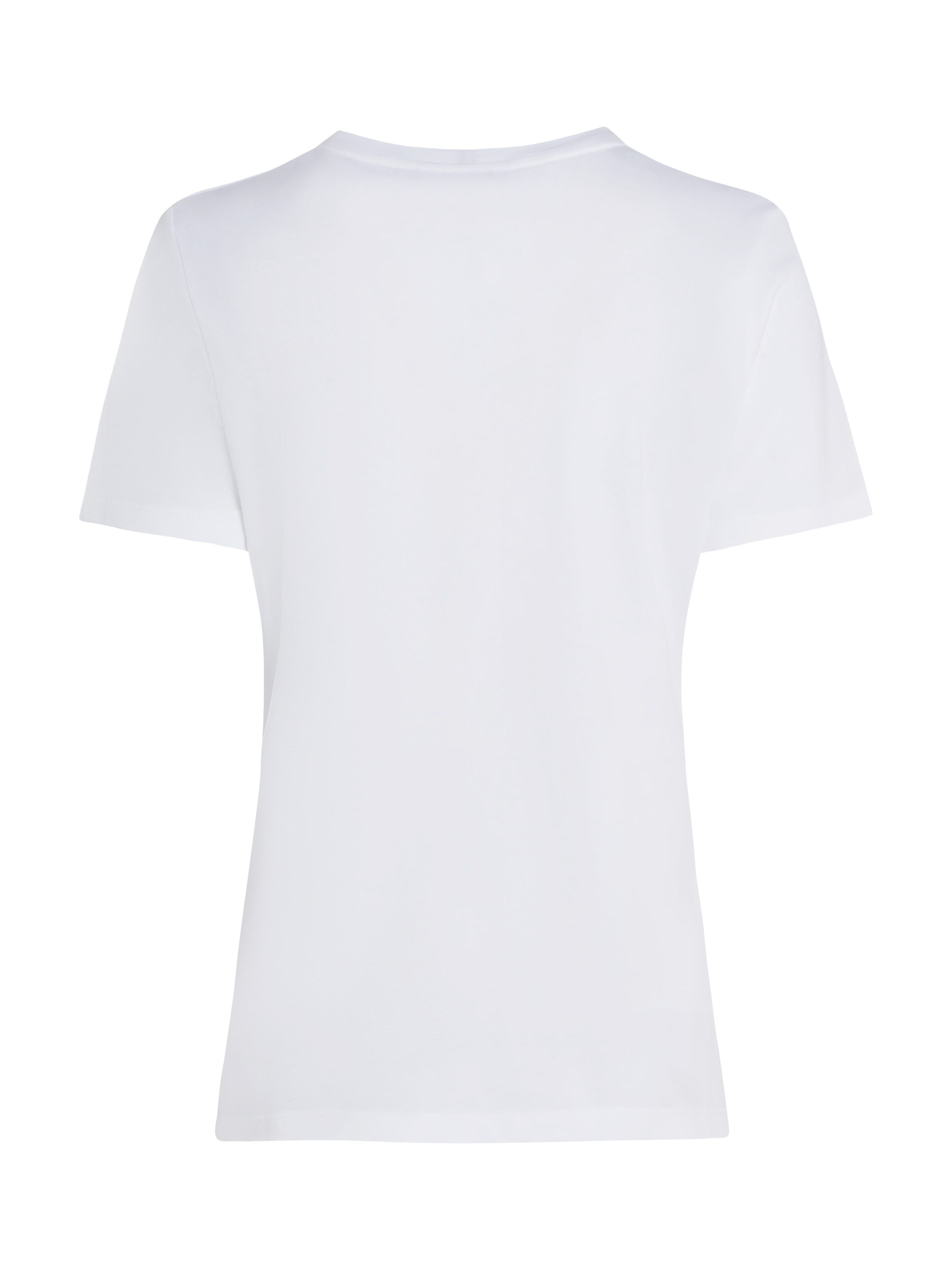 Tommy Hilfiger T-shirt REG CORP LOGO C-NK SS met een logo-opschrift