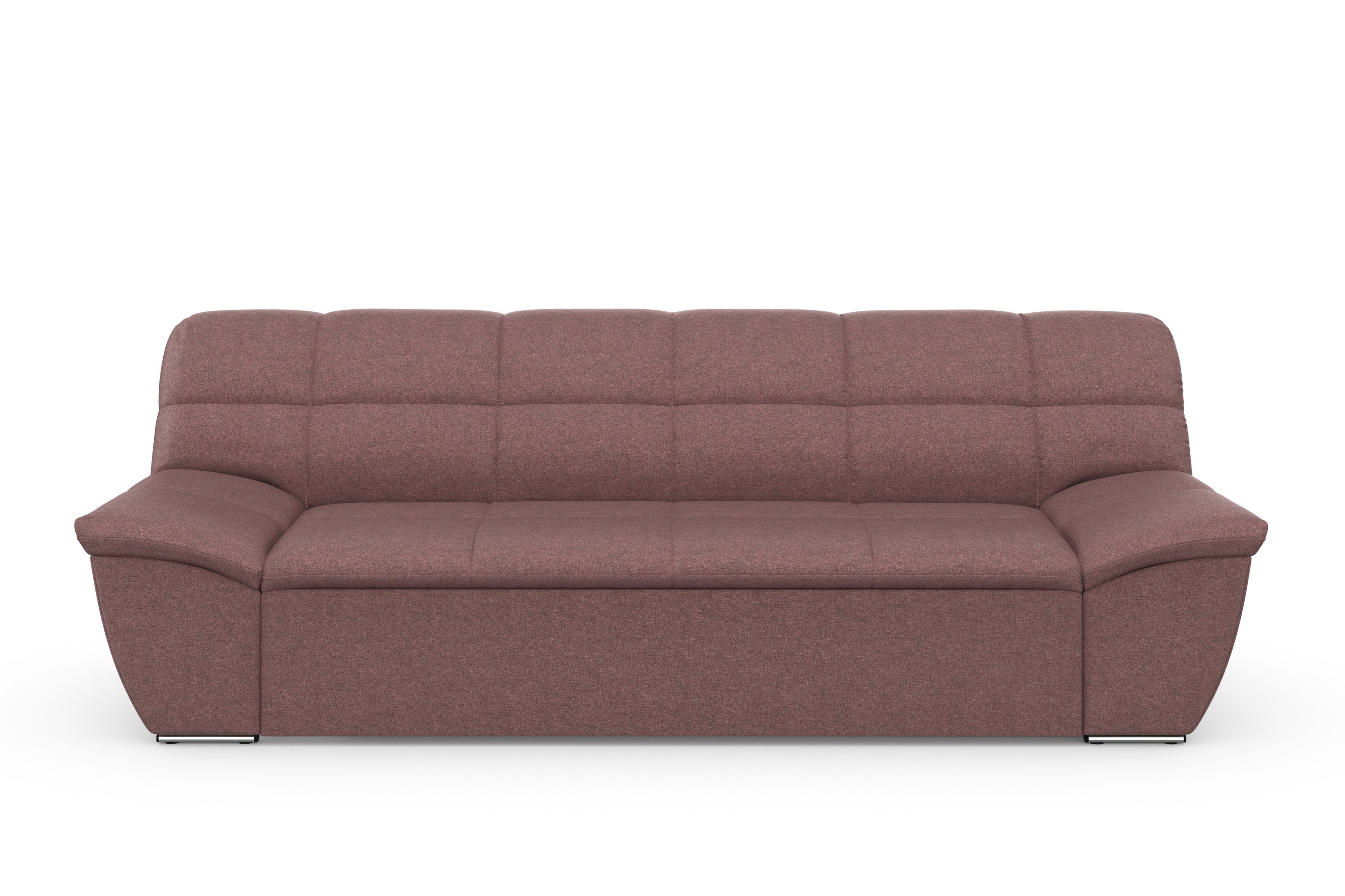 DOMO collection 3-zitsbank Splash, moderne stiksels in de zitting en rug, comfortabel,