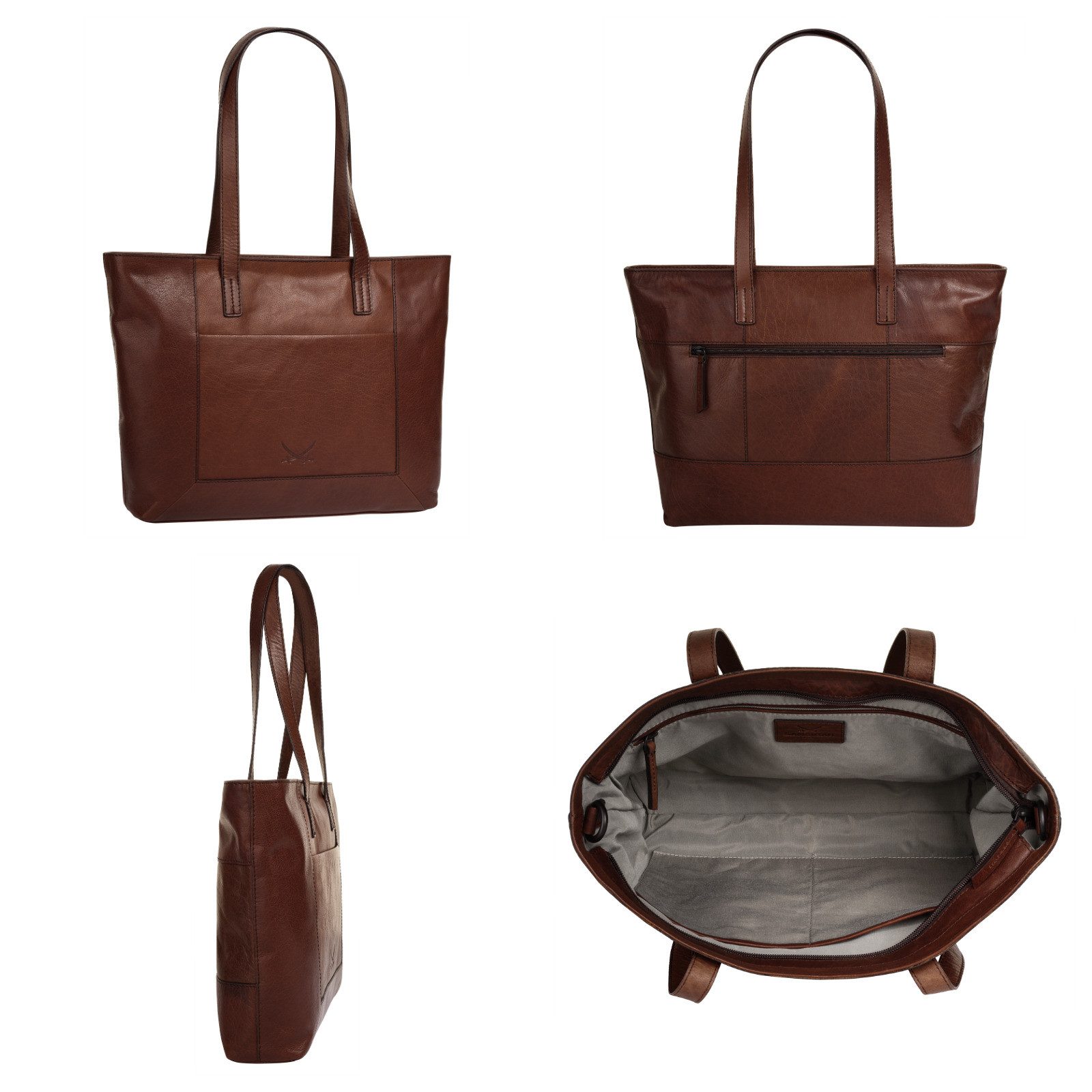 Sansibar Shopper echt leder