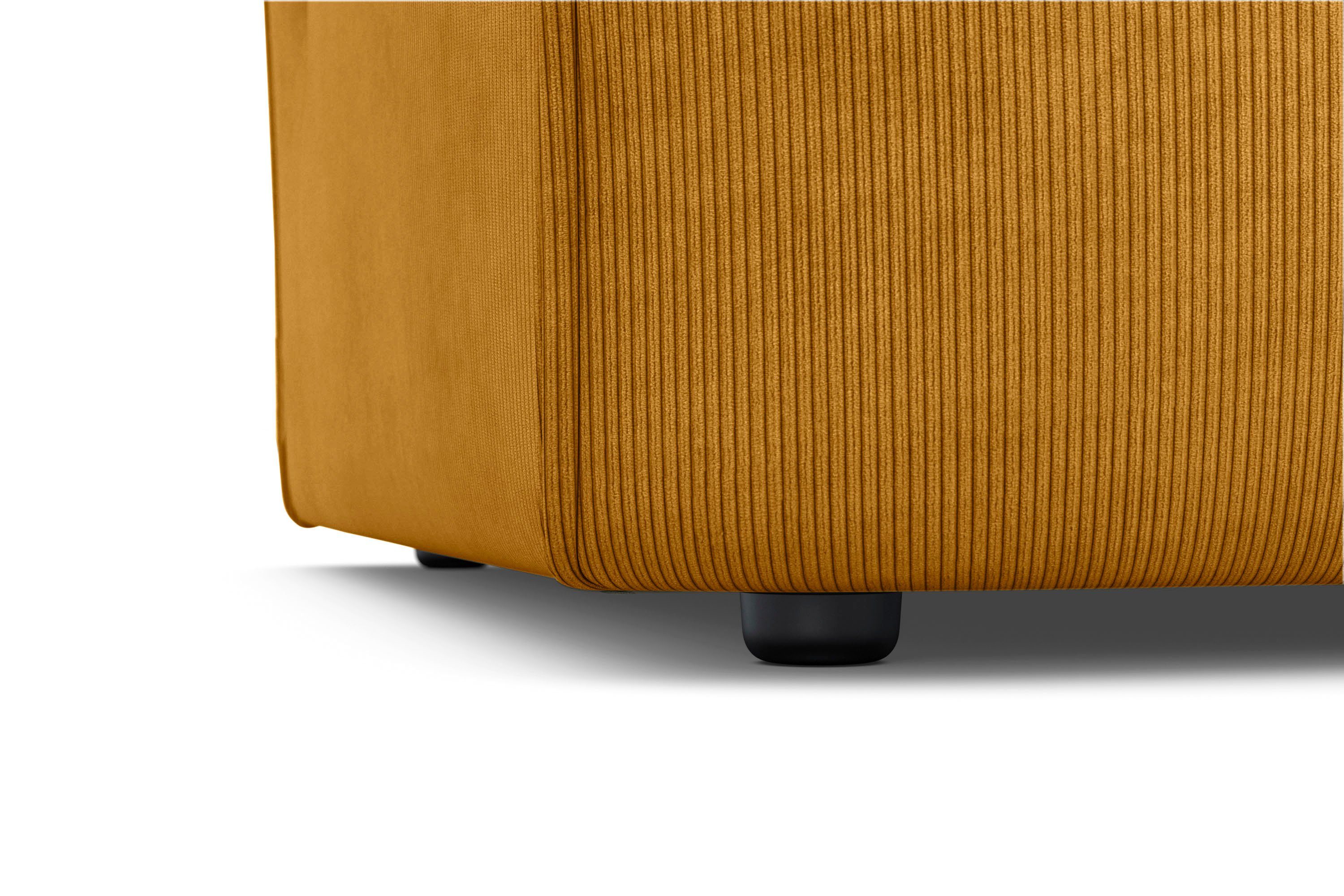 RAUM.ID Fauteuil Merid sofa-middenelement, afmetingen B/D/H: 84/97/46 cm als module of apart te gebruiken, voor individuele samenstelling
