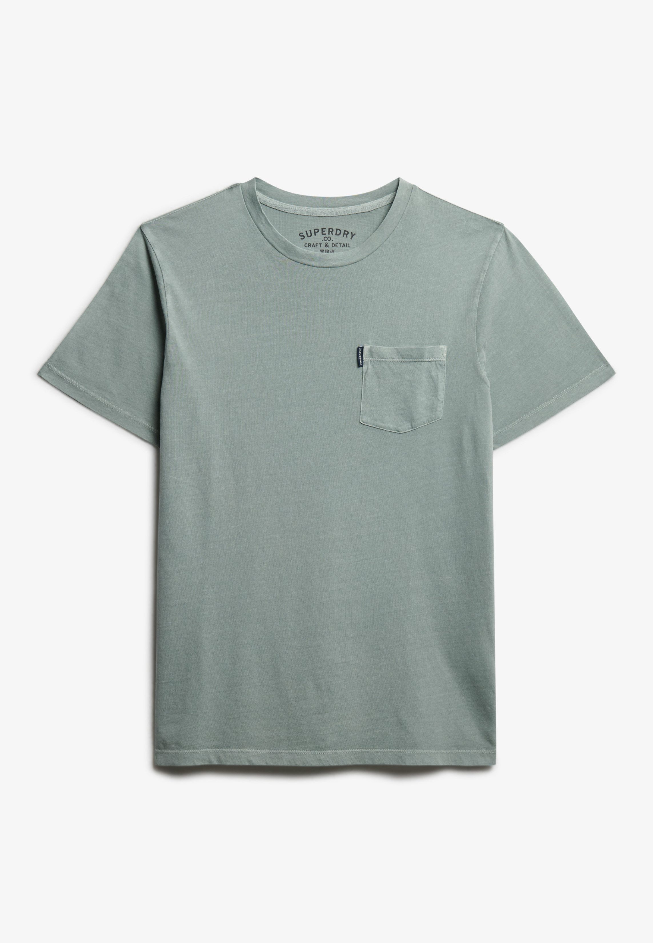 Superdry Shirt met ronde hals CLASSIC ESSENTIAL POCKET TEE