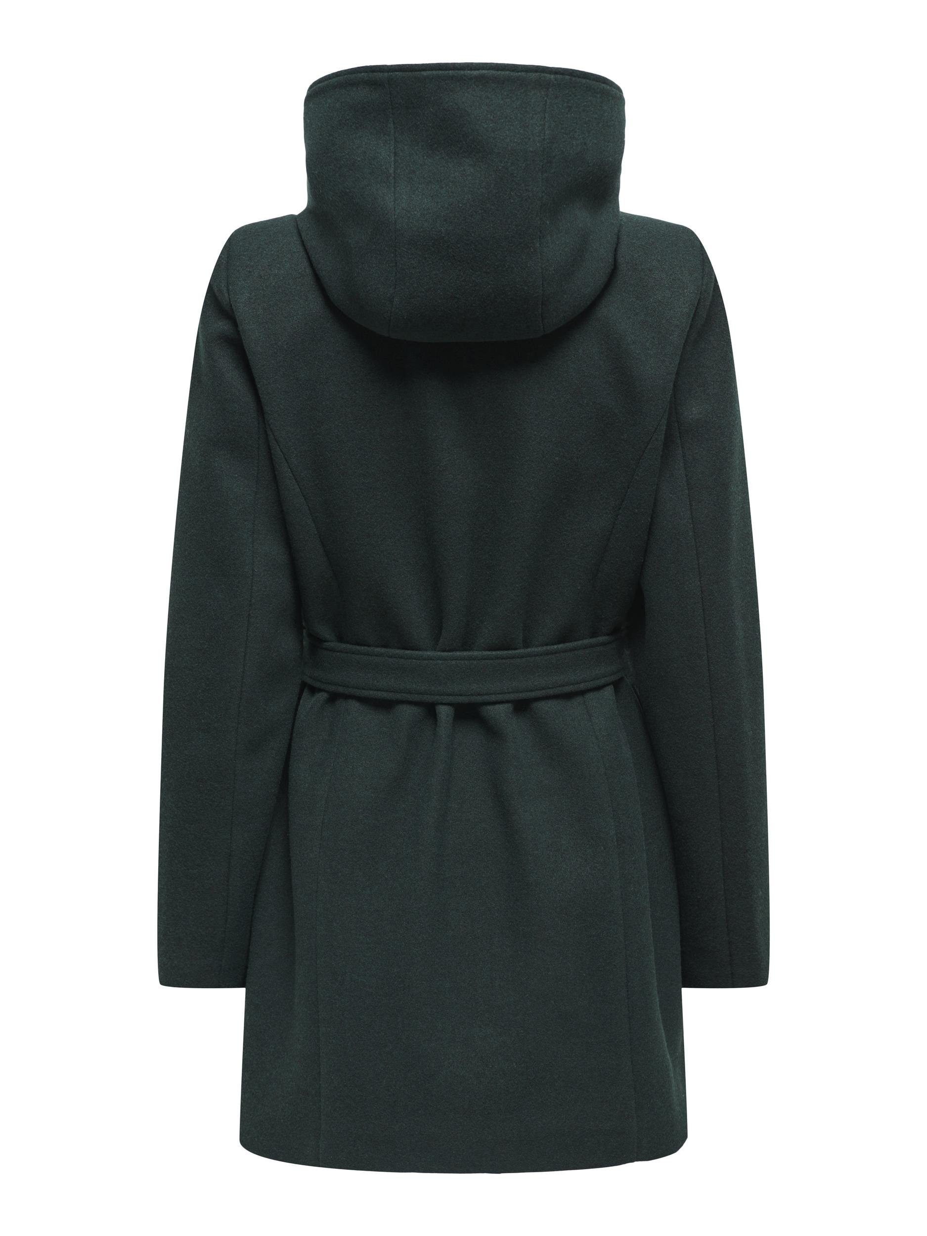 Only Korte jas ONLEMMA HOODED BELT COAT OTW