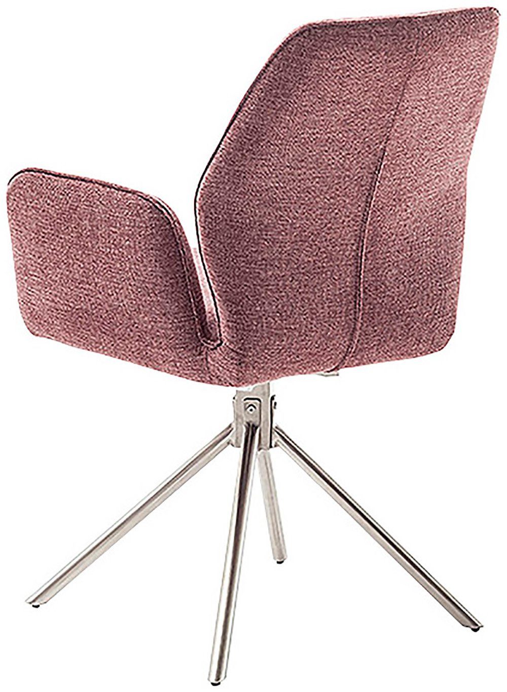 MCA furniture Eetkamerstoel Greyton (2-set), draaibaar 180°, belastbaarheid 120 kg, zithoogte ca. 50 cm