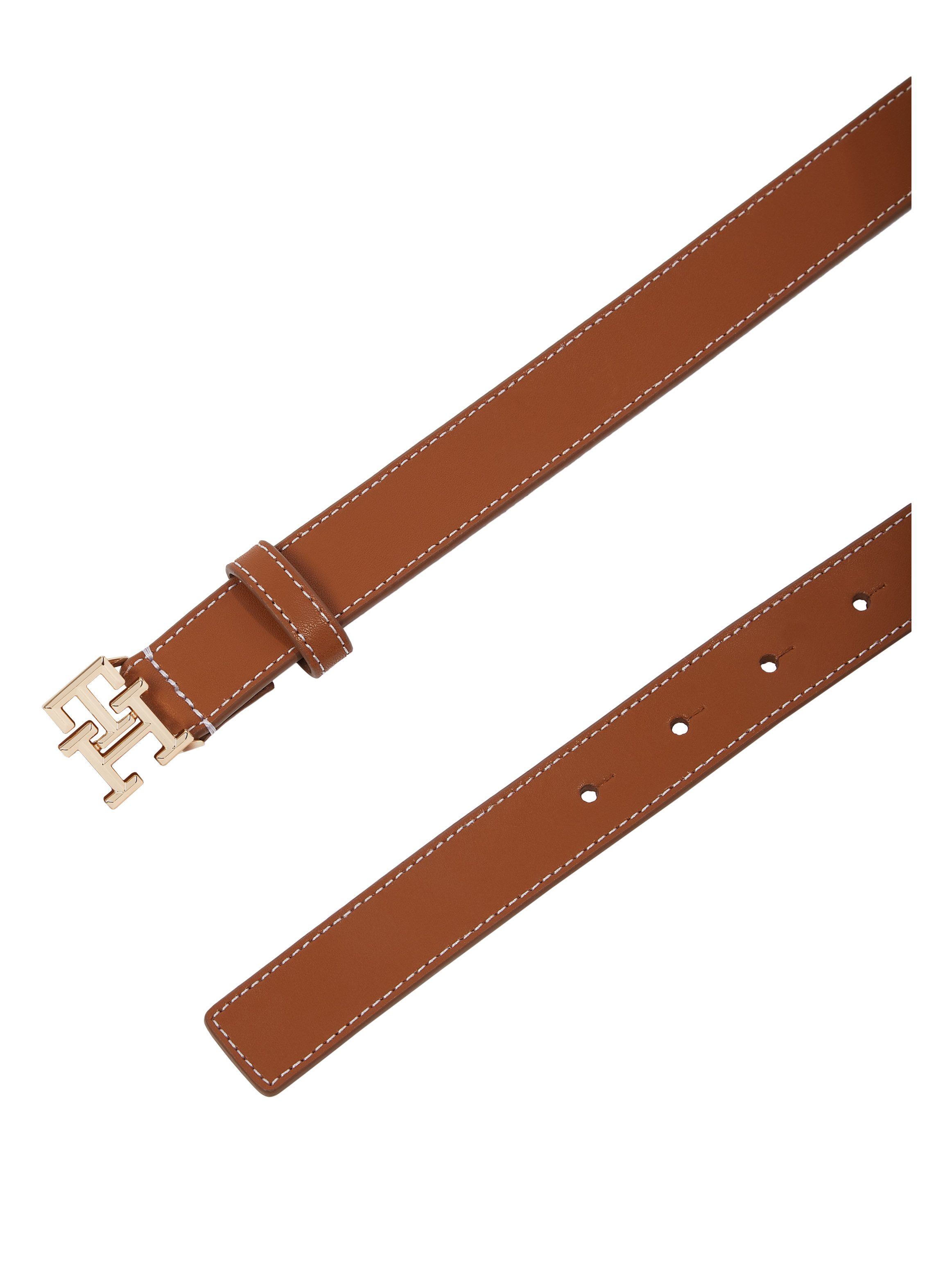 Tommy Hilfiger Leren riem TH LOGO 2.5 Elegante riem met TH-logo gesp