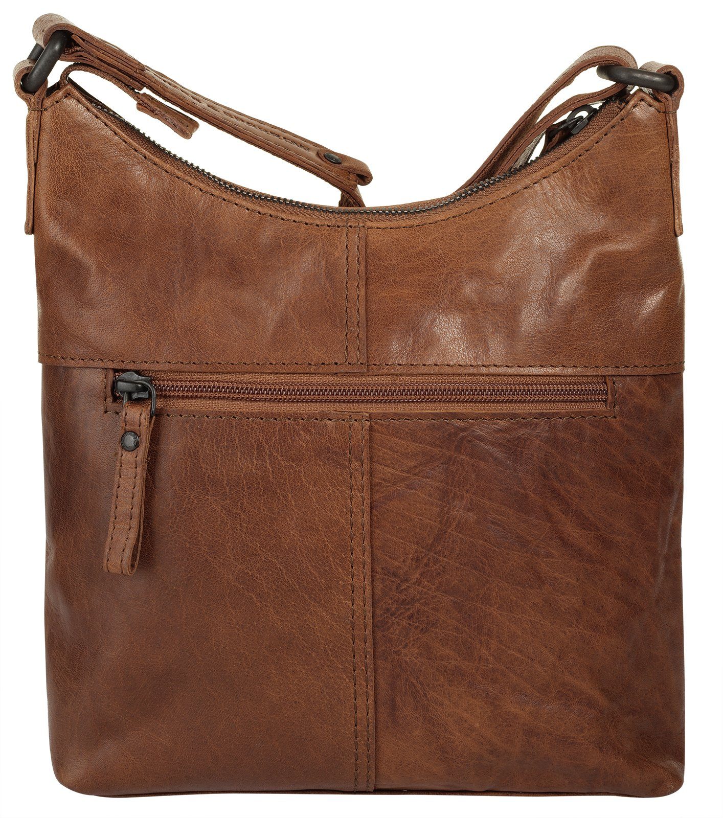 Spikes & Sparrow Schoudertas echt leder