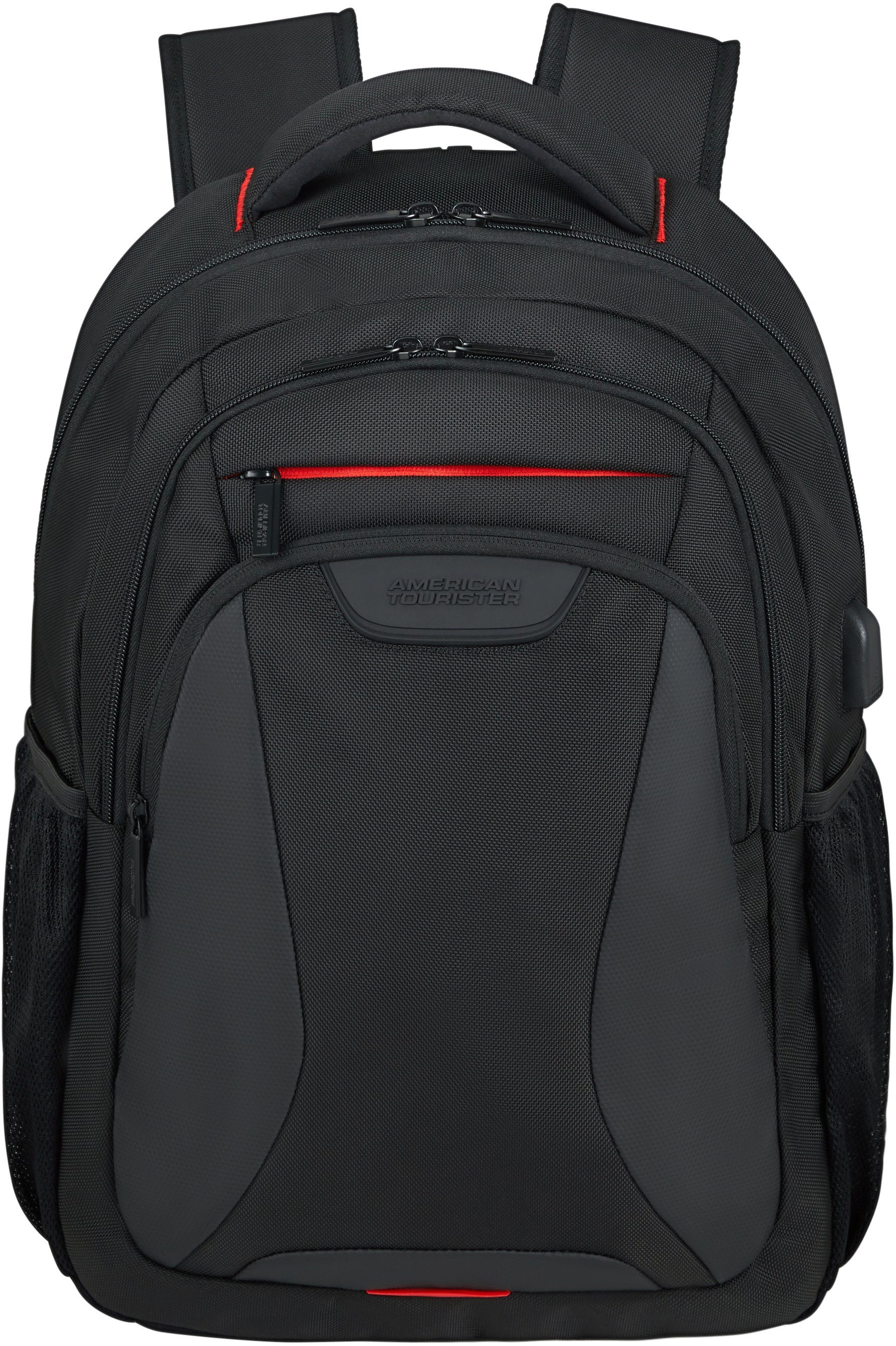 American Tourister Laptoprugzak AT WORK Vrijetijds rugzak schoolrugzak USB-poort 15,6-inch laptopvak unisex aktetassen & laptoptassen maat - zwart