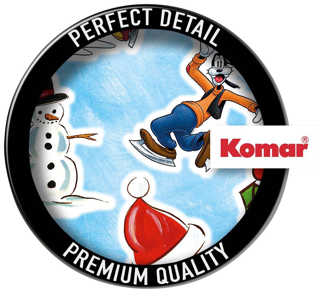 Komar Wandfolie Mickey Ice Slide - afm. 50 x 70 cm zelfklevend, wandstickers, kinderkamer (set)