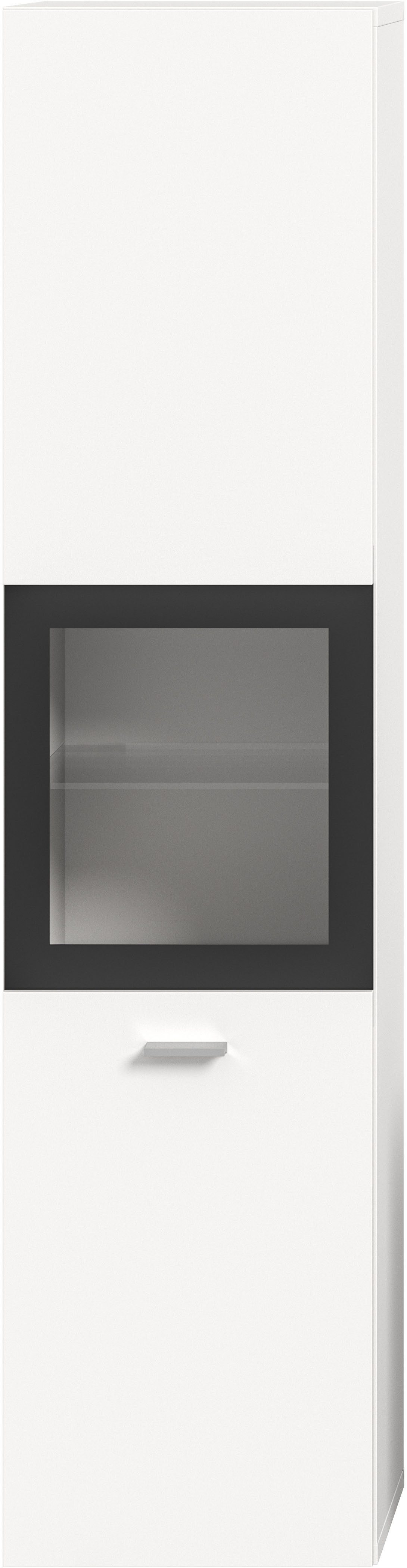 welltime Hoge kast Tampa, hoogte 125cm, hangend of staand te monteren Badkamerkast, hangkast badkamer, badkamer, badkamermeubels