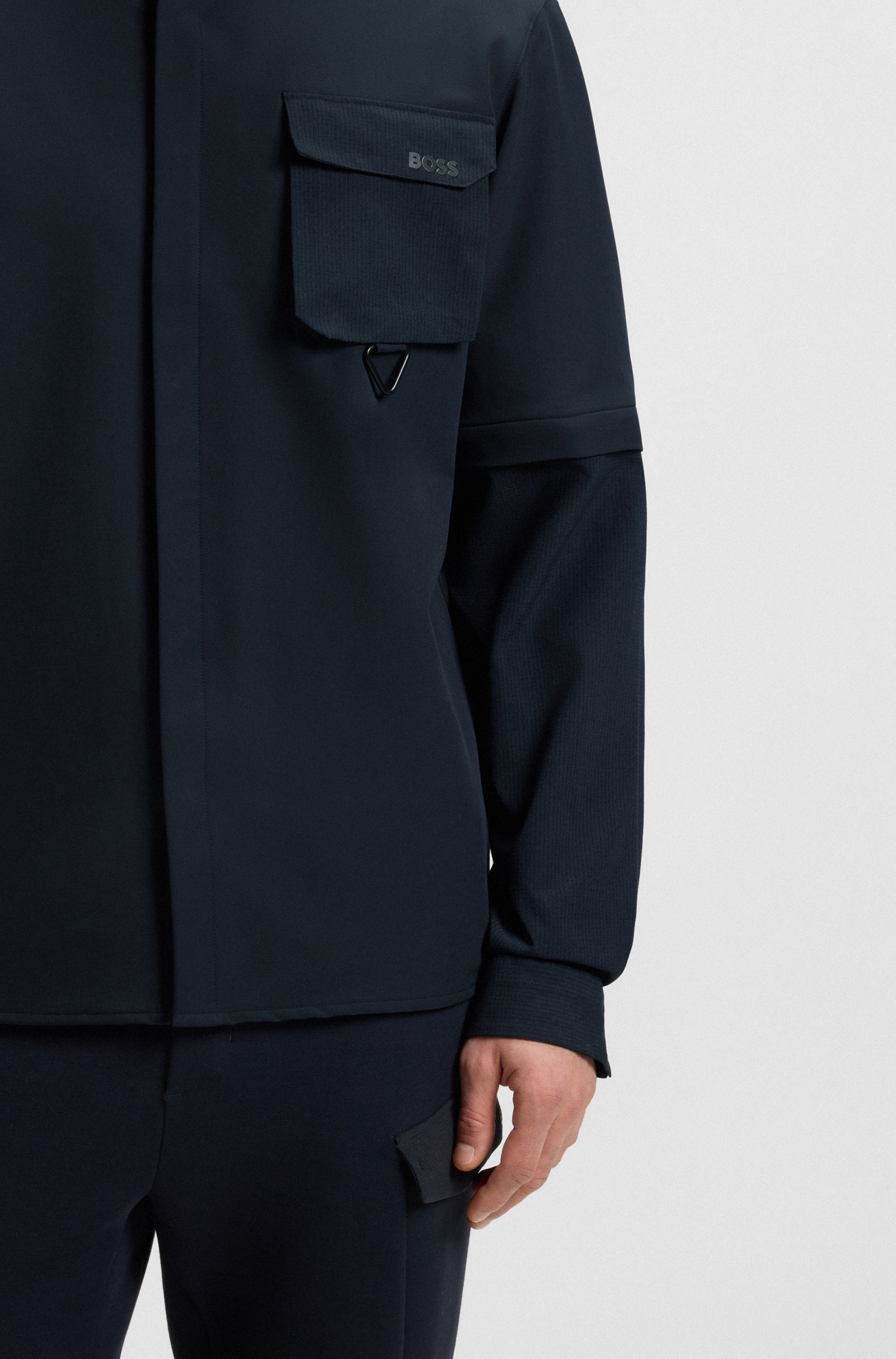BOSS GREEN Functioneel shirt B_Rib_Glamping_L
