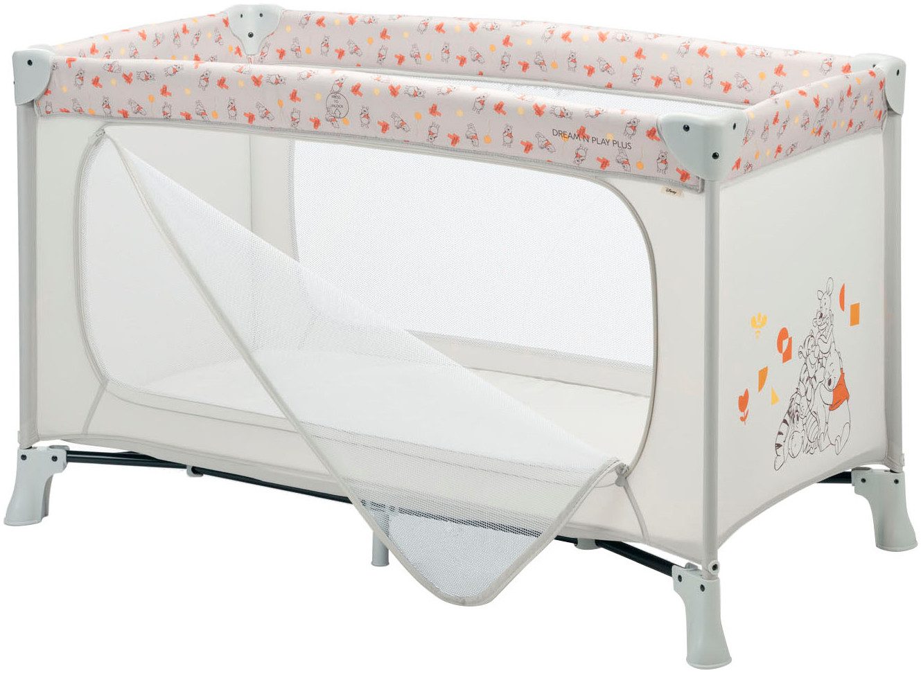 Hauck Baby-campingbed Dream N Play Plus, Disney Pooh Friends Beige