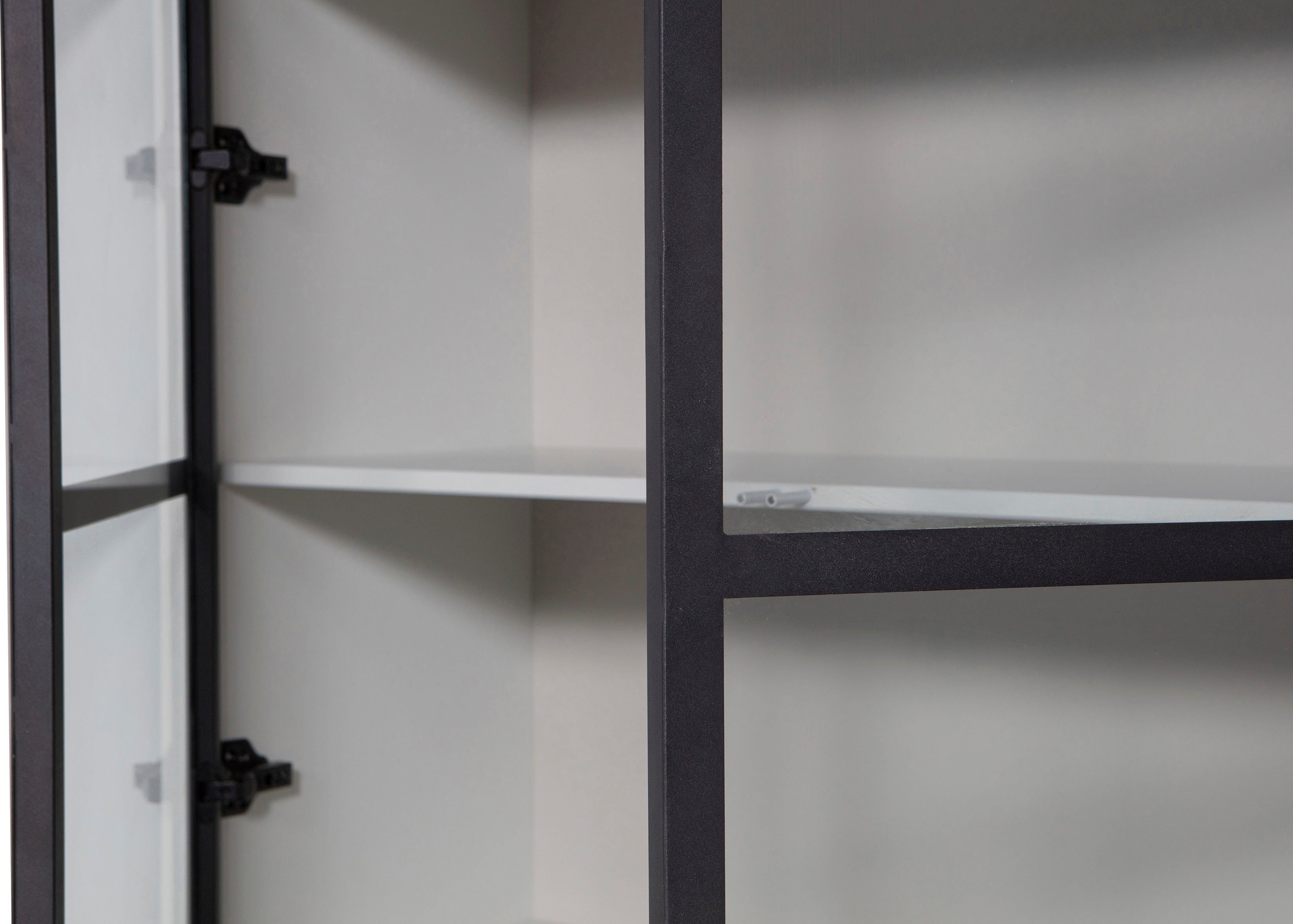 WOOOD Vitrinekast Basic met vier deuren, breedte 101 cm