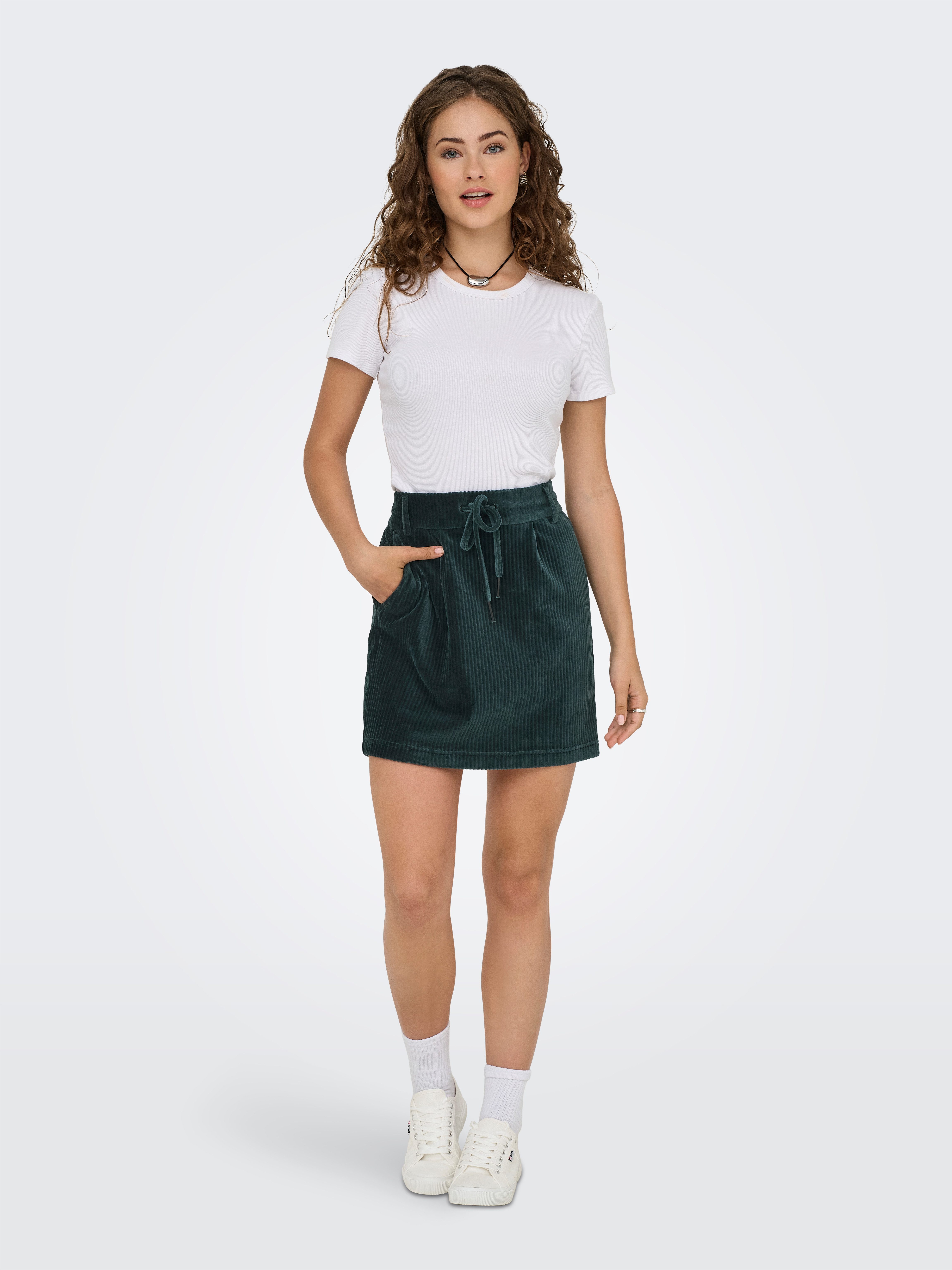 Only Cordrok ONLPOPTRASH CORDEROY SKIRT PNT
