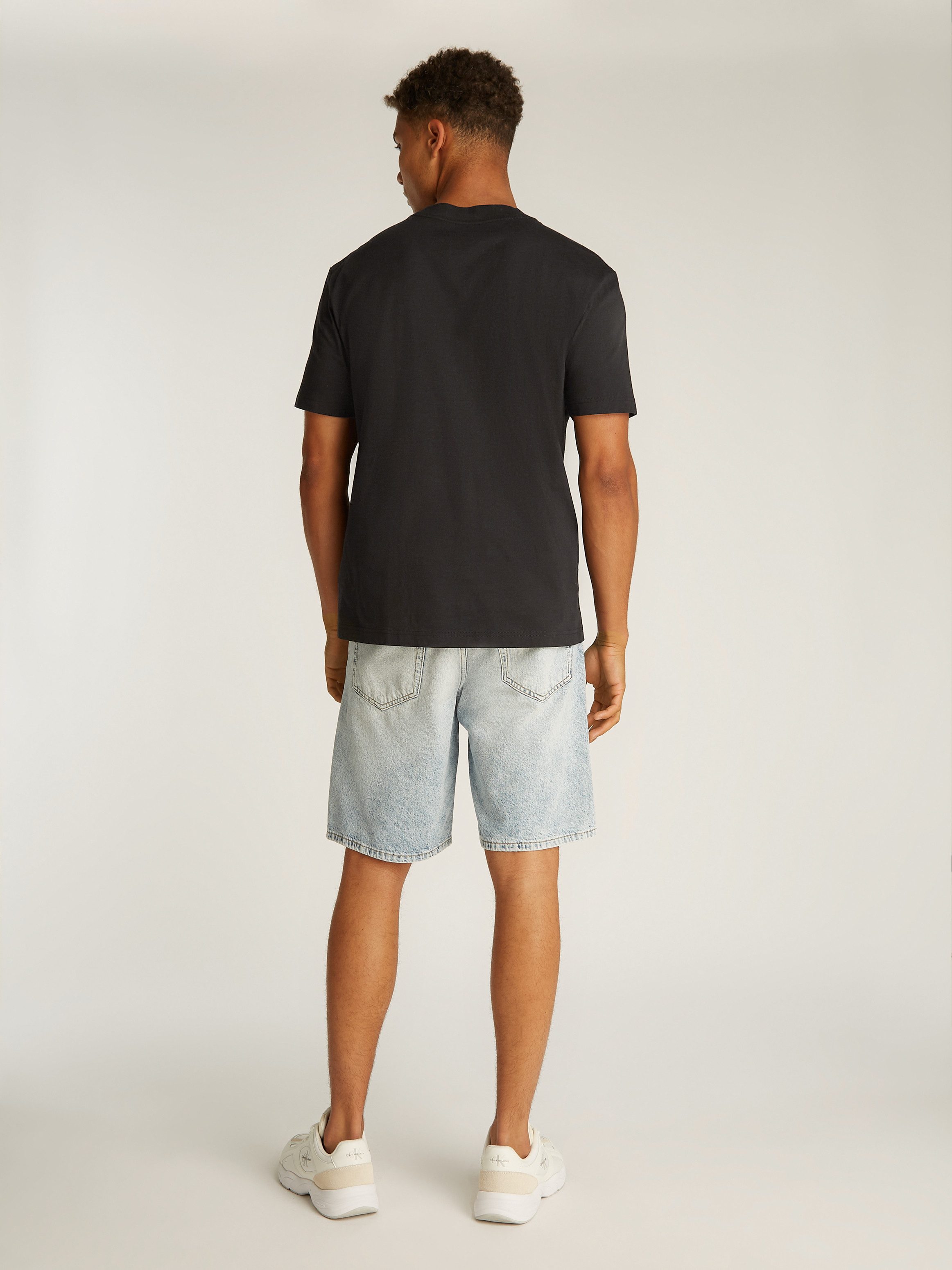 Calvin Klein T-shirt MONOLOGO SHIFT TEE met grote logoprint
