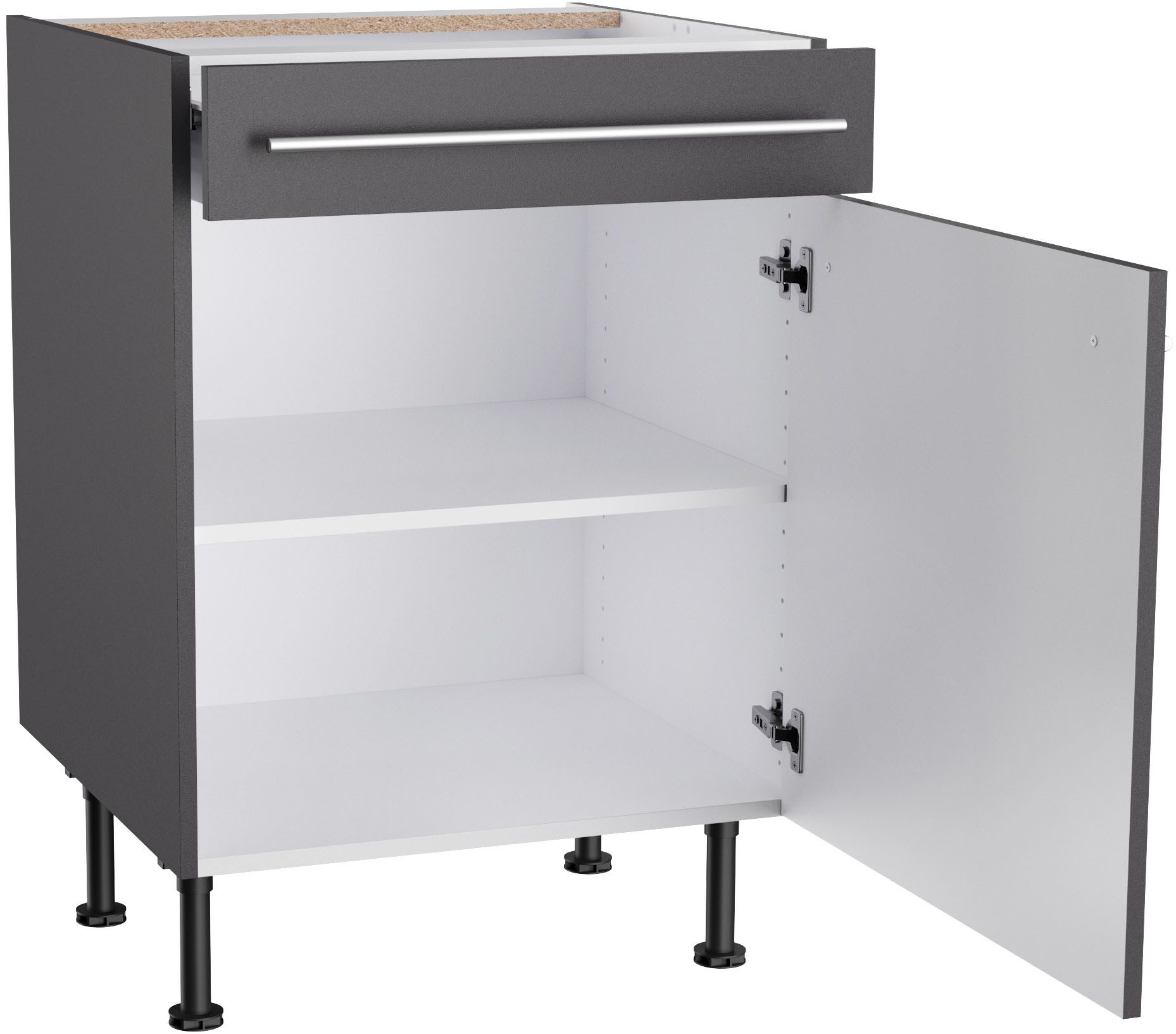 OPTIFIT Onderkast KS-Bern2 Breedte 60 cm, 1 deur, 1 lade, 1 legplank