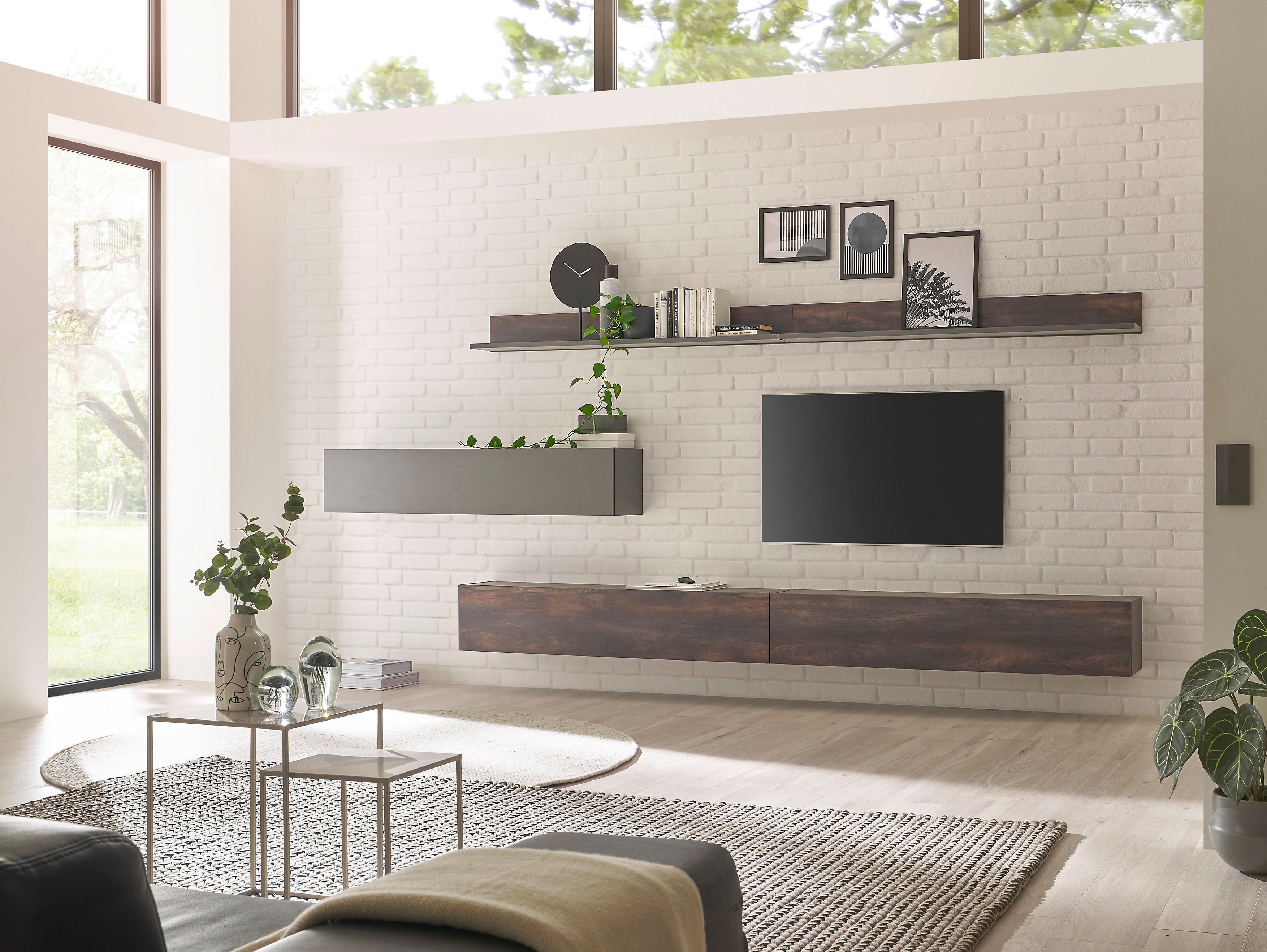 INOSIGN Wandmeubel Largo met push to open functie (set, 5-delig)