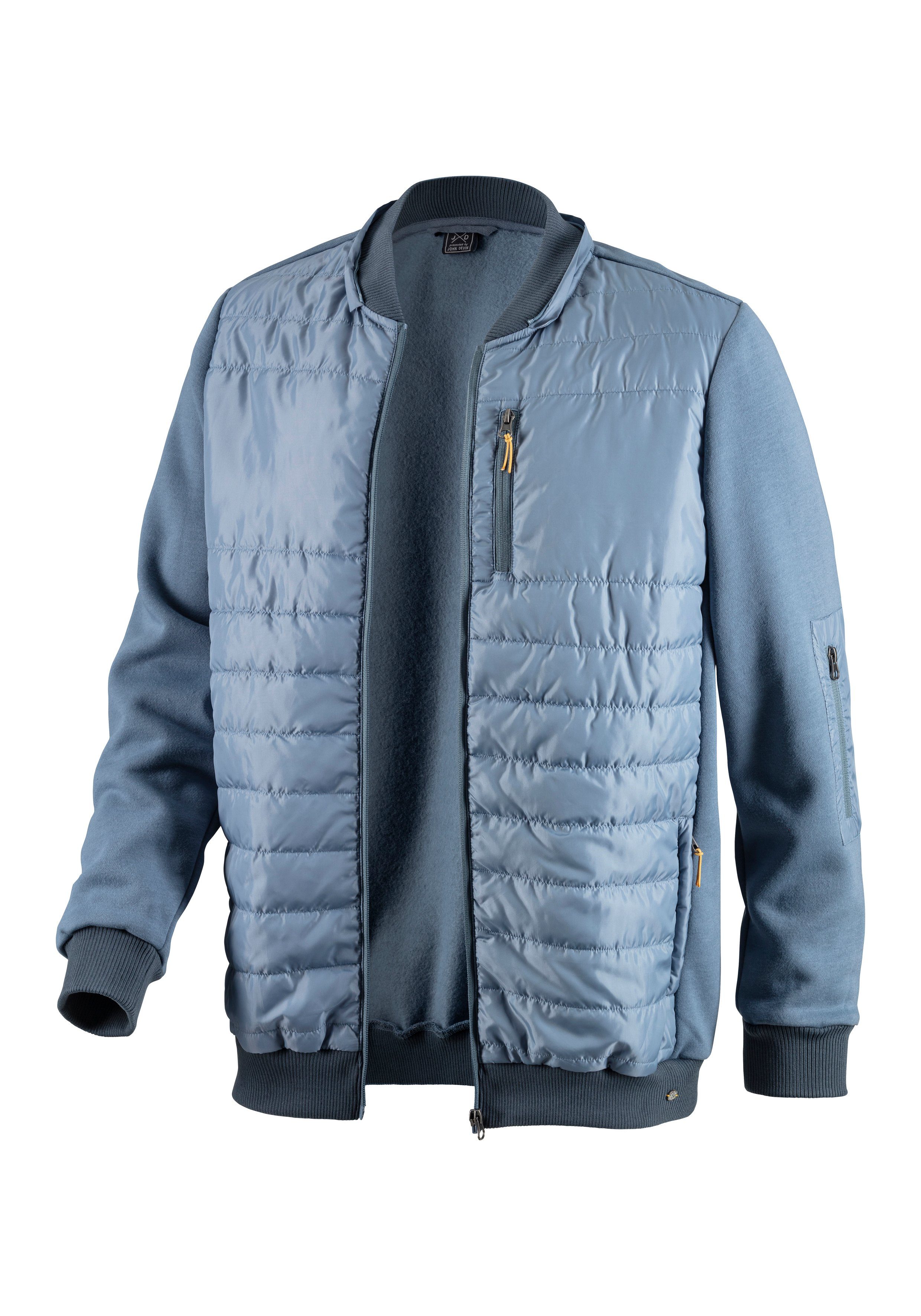 H.I.S Capuchonsweatvest in het voorste gedeelte gestikt, met afneembare capuchon