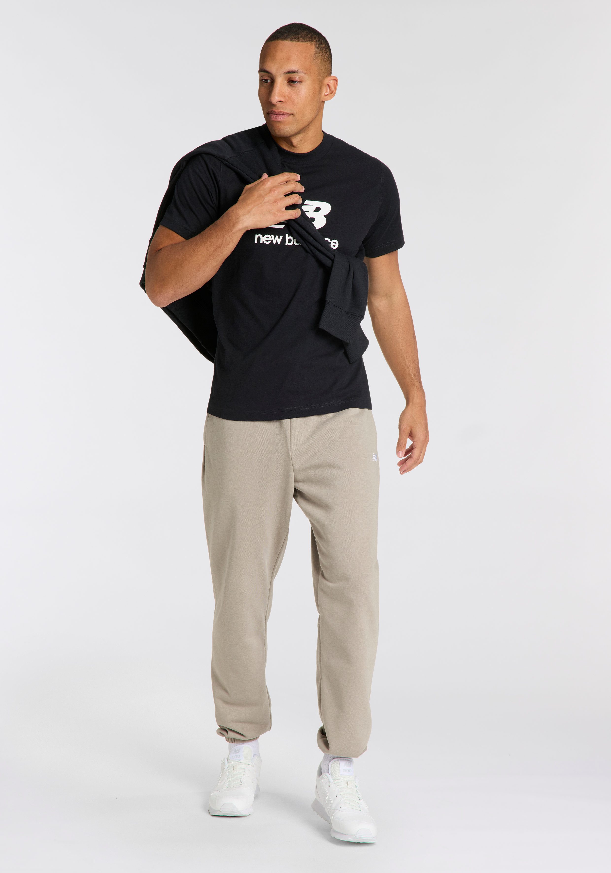 New Balance T-shirt Sport Essentials logo T-shirt NB NAVY
