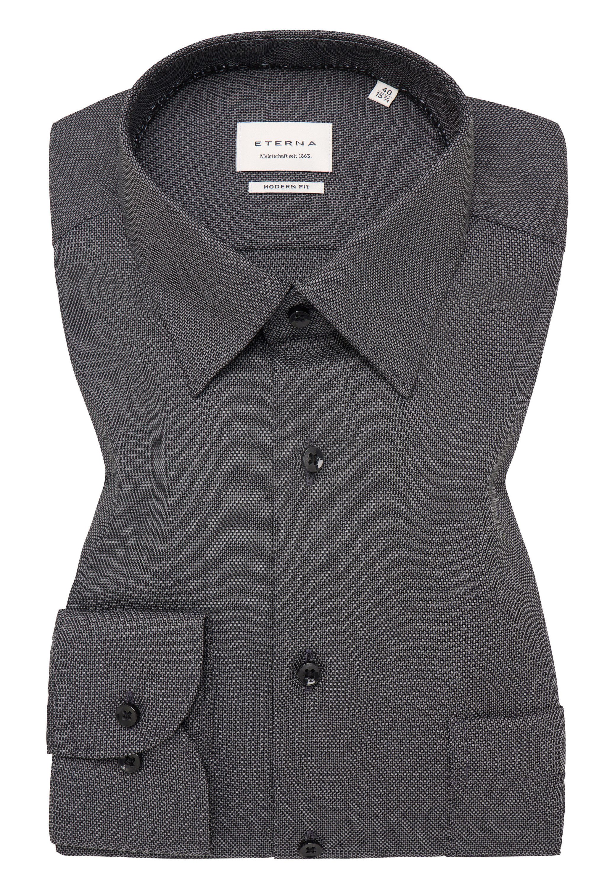 Eterna Overhemd met lange mouwen MODERN FIT NON IRON (strijkvrij)