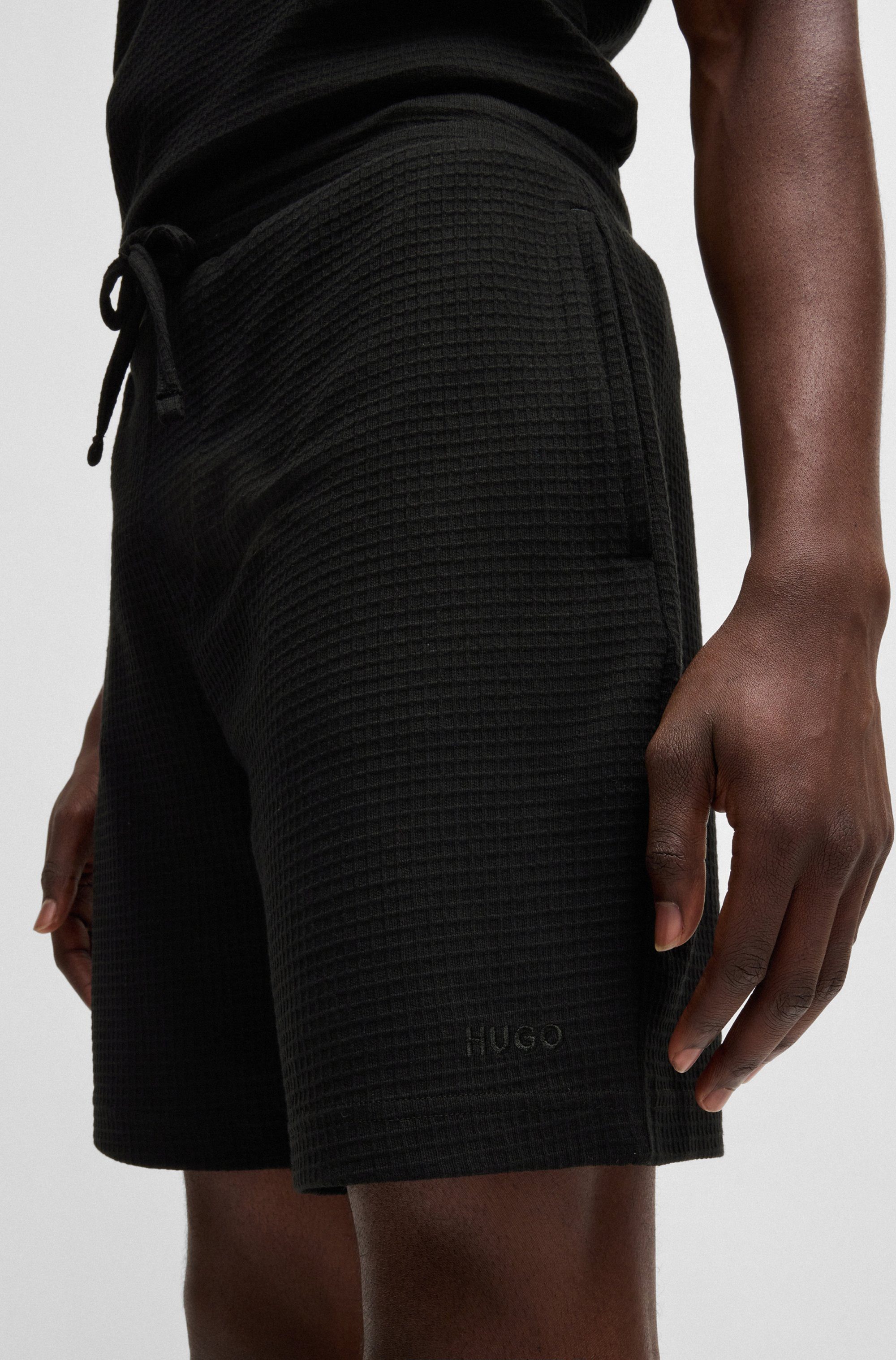 HUGO underwear Pyjamashort Austin Short met een rijgkoord