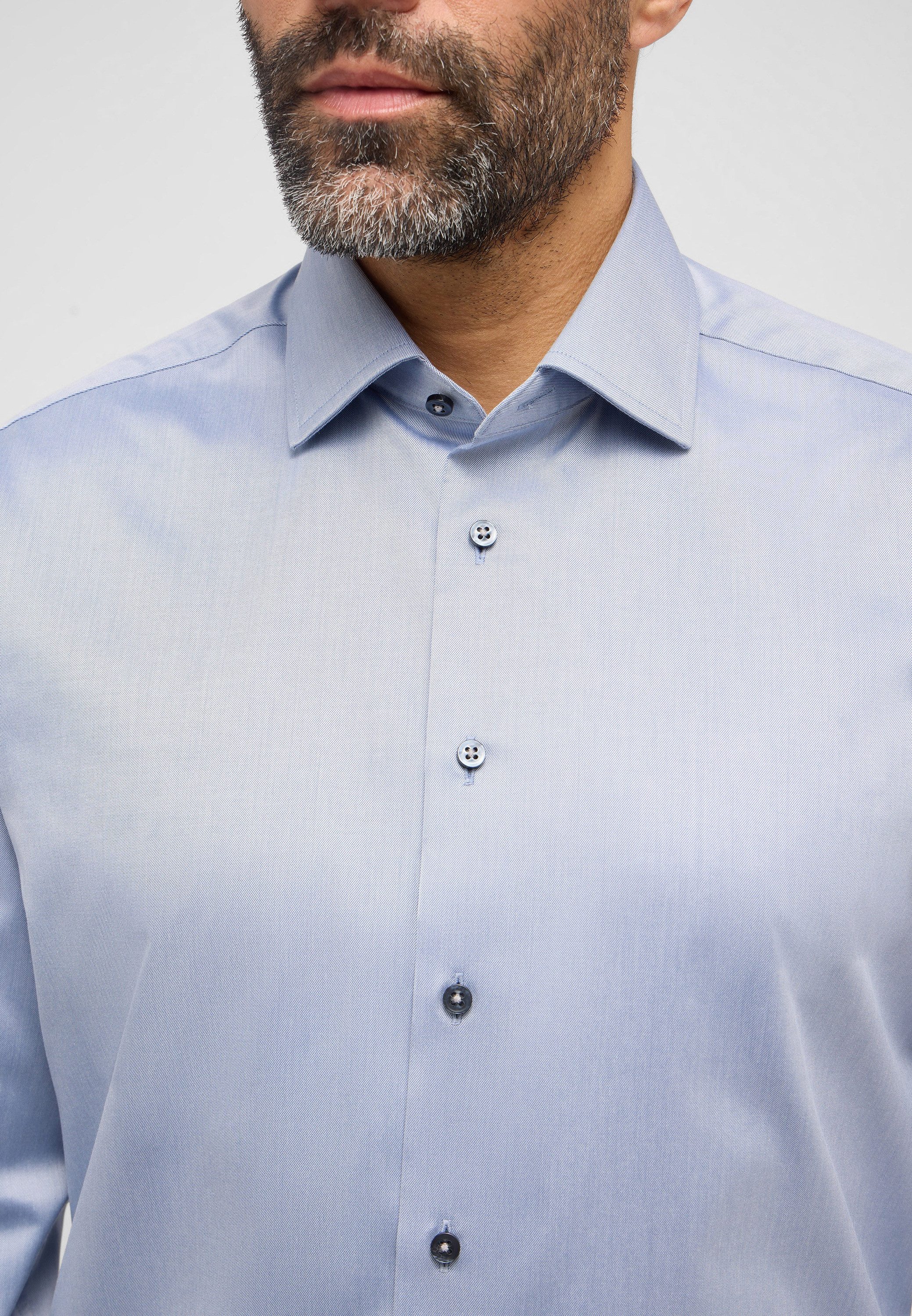 Eterna Overhemd met lange mouwen MODERN FIT NON IRON (strijkvrij)