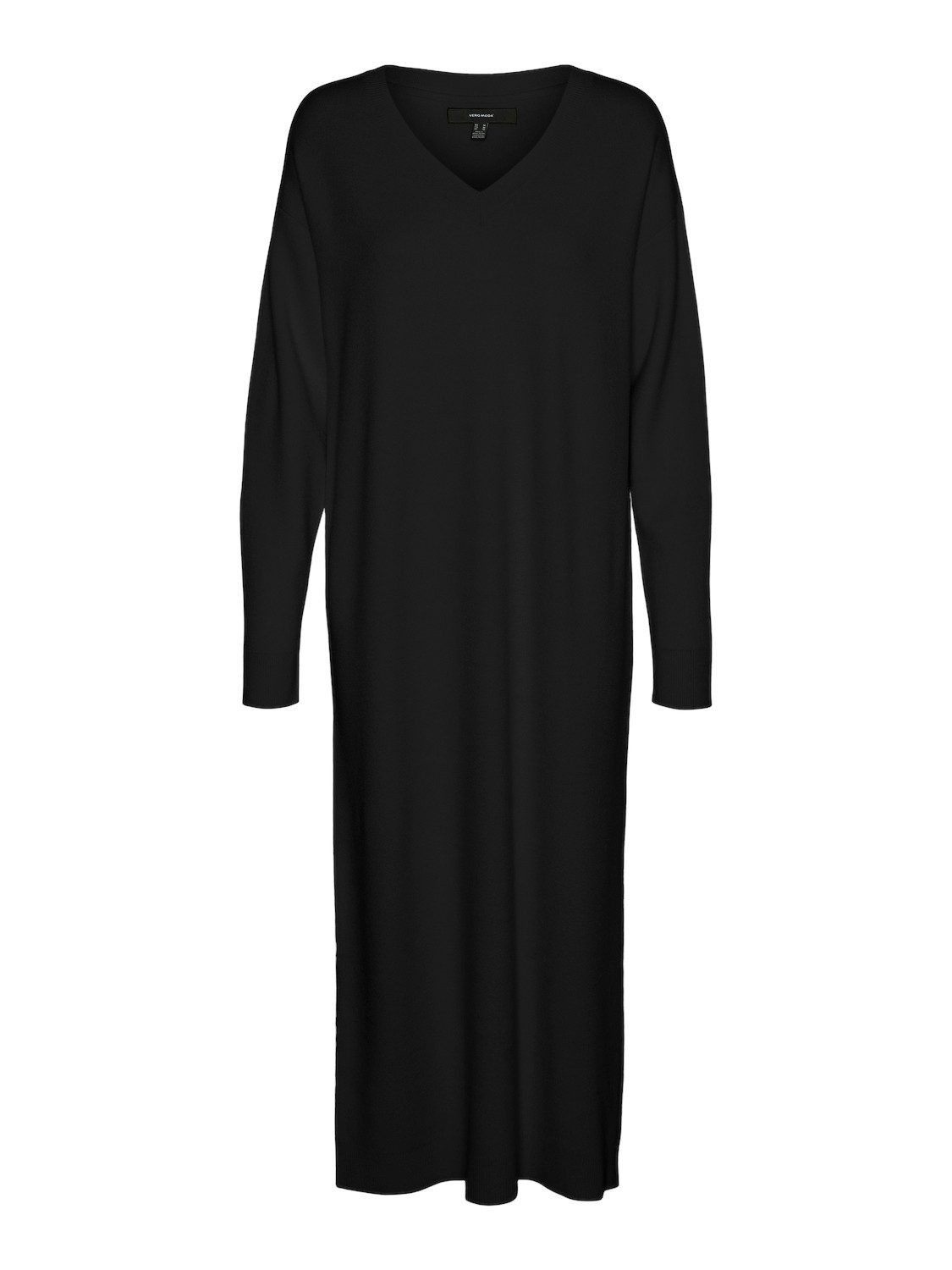 Vero Moda Gebreide jurk VMGOLD LS V-NECK 7/8 DRESS GA