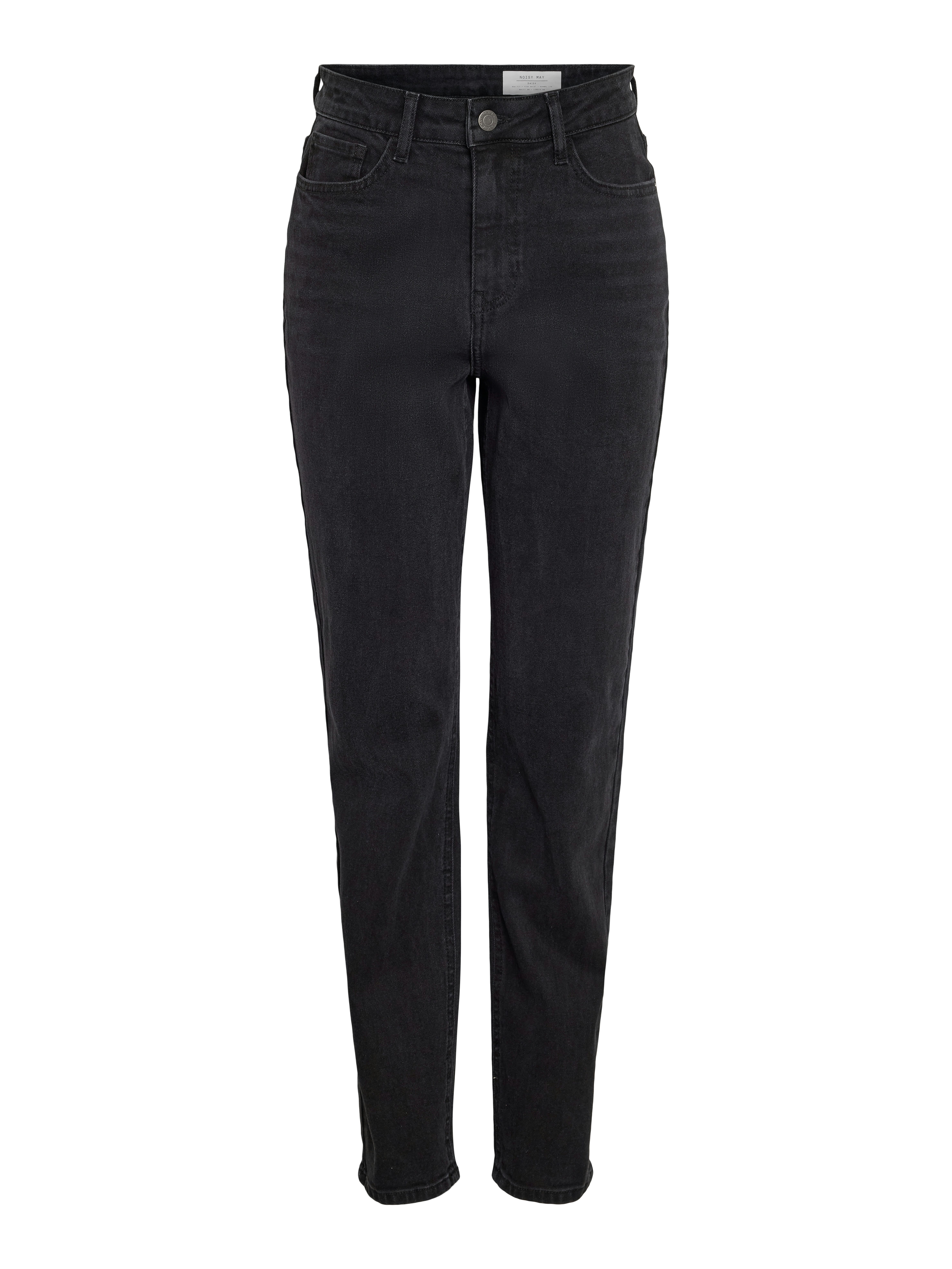 Noisy may High-waist jeans NMDAISY HW MOM FIT JEAN BLACK FWD NOOS