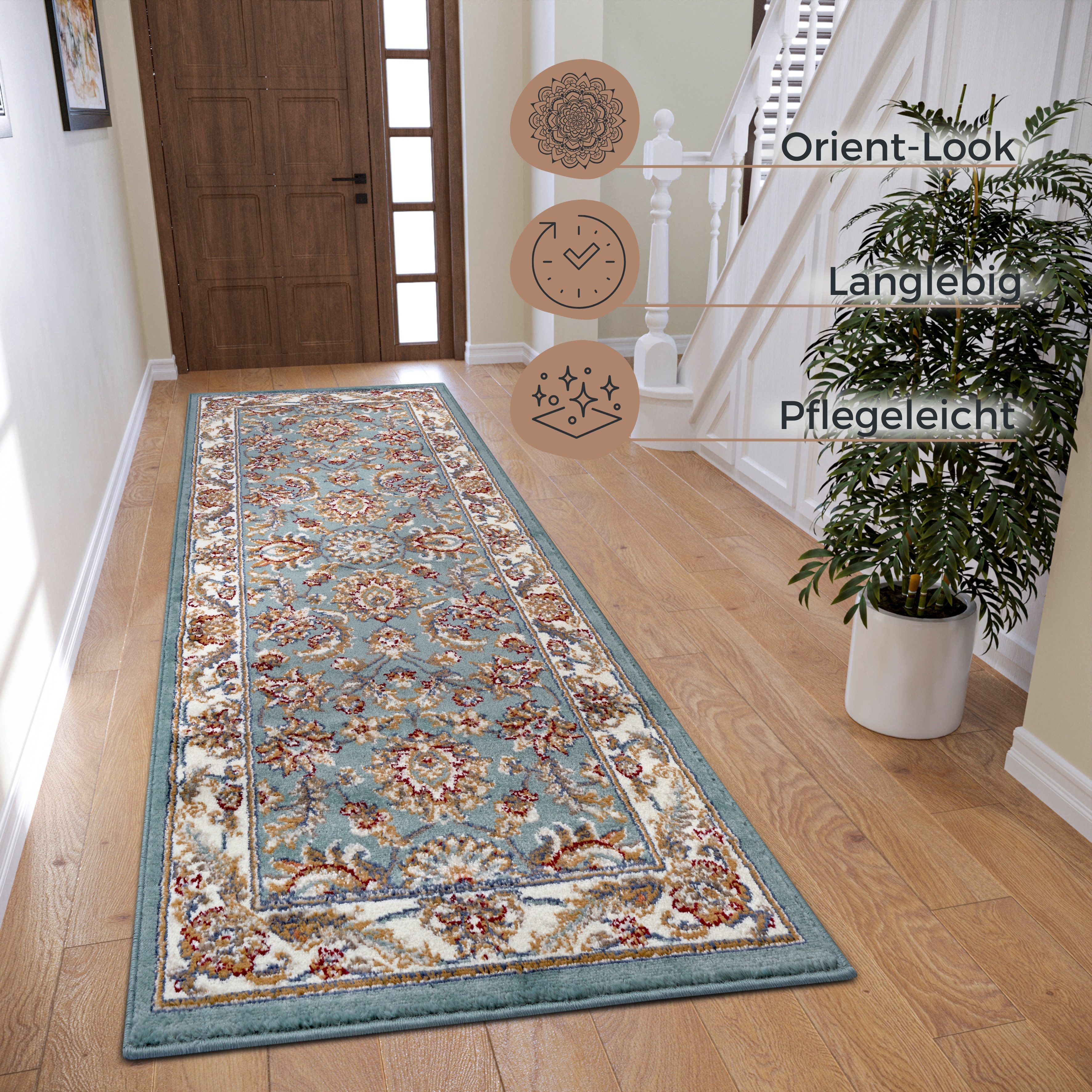 HANSE Home Vloerkleed RENI Loper, oosters, kortpolig, woonkamer, slaapkamer, eetkamer