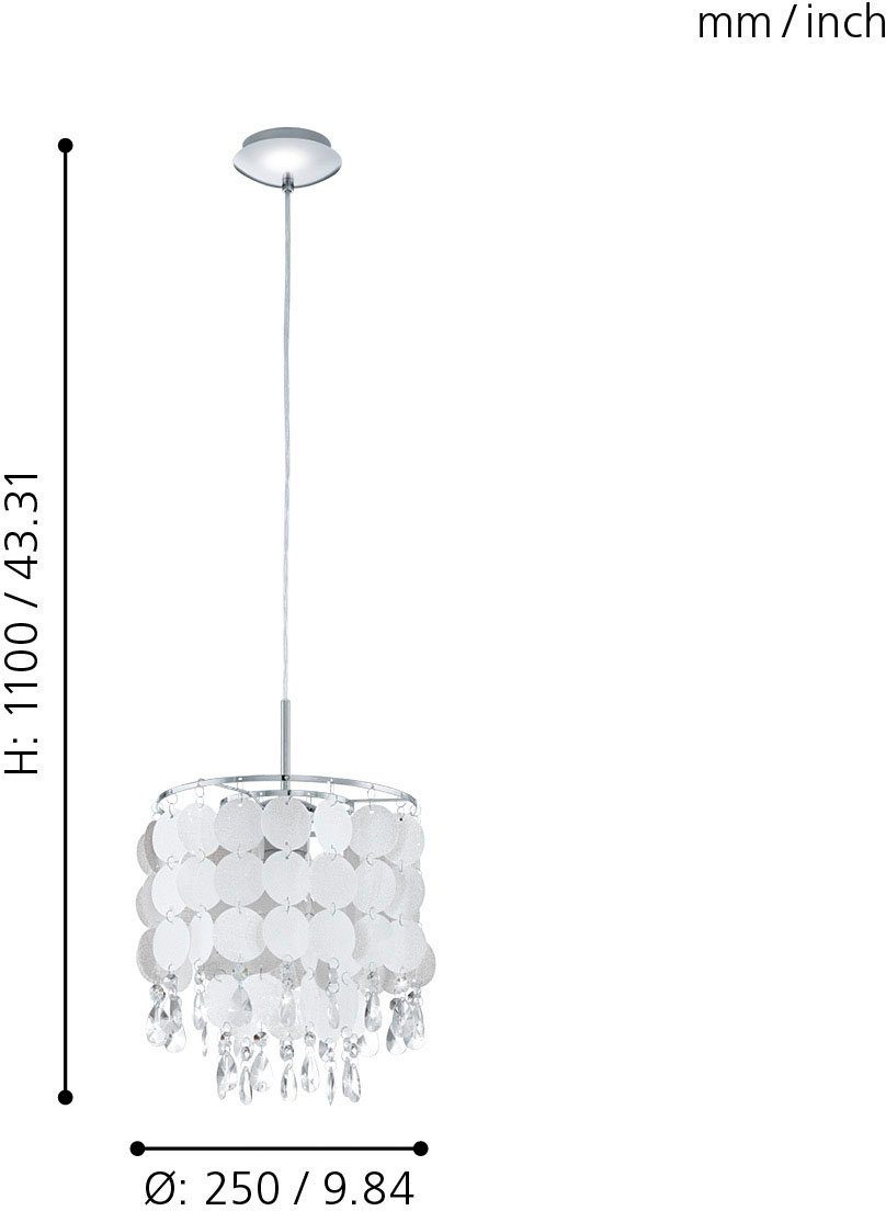 EGLO Hanglamp FEDRA 2 Hanglamp, dimbaar (1 stuk)