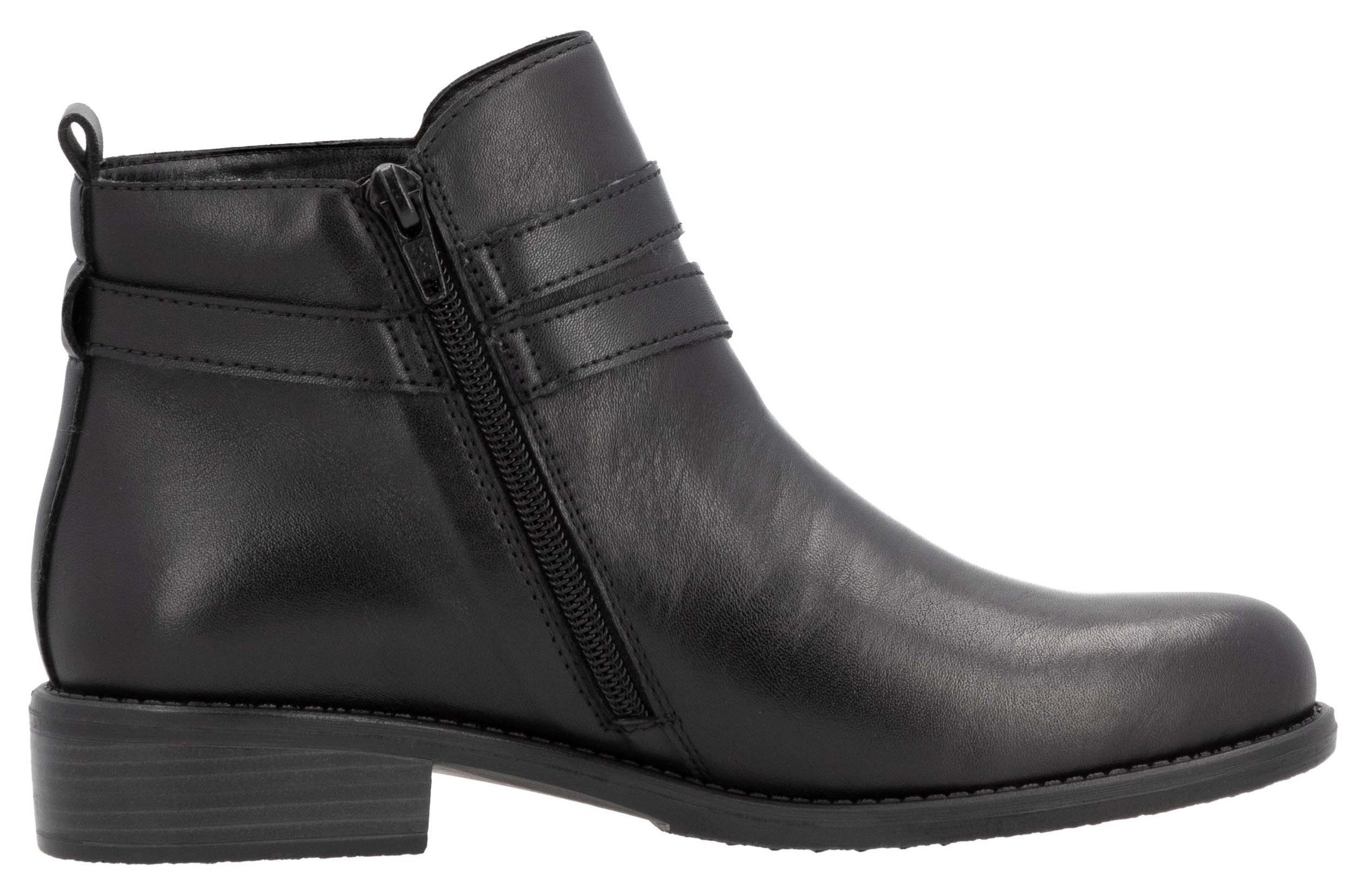 Remonte Laarsjes zakelijke schoen, laarzen, flats met praktische binnenrits