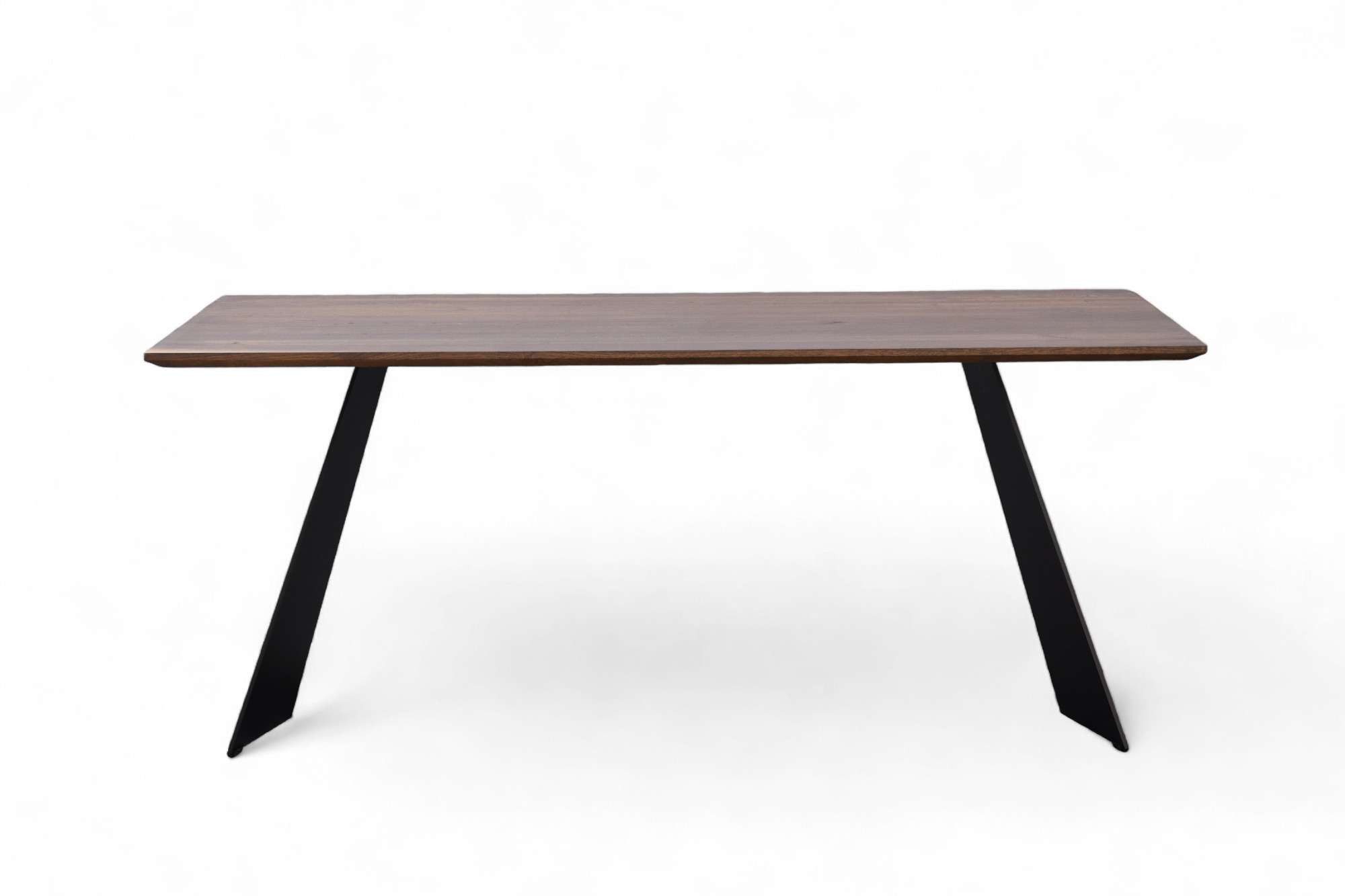 Home affaire Eettafel Winteregg keukentafel, metalen wangframe, massief gewild eikenhout, geolied