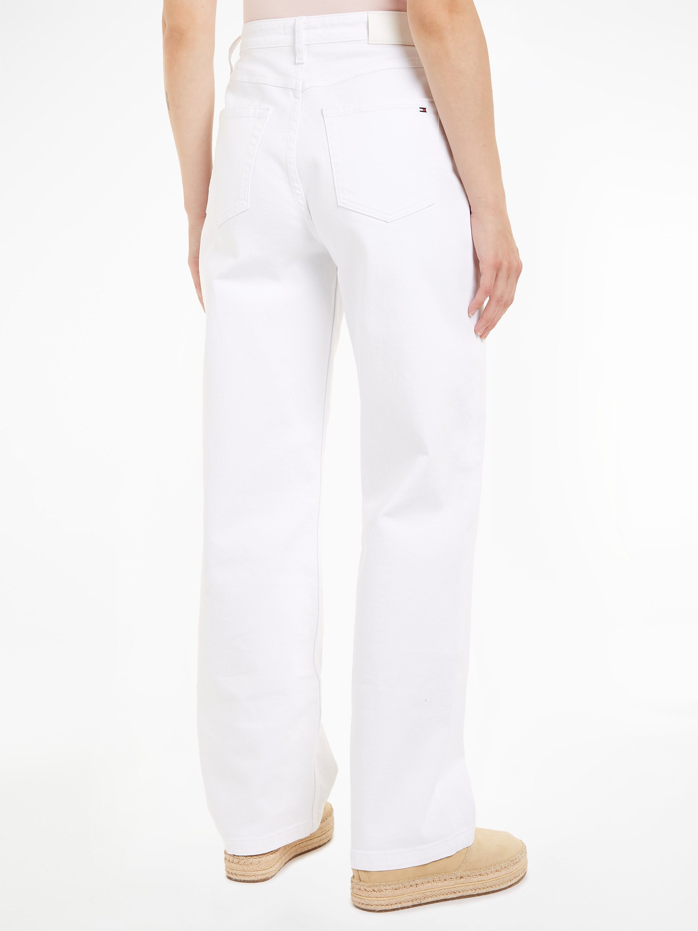 Tommy Hilfiger Straight jeans RELAXED STRAIGHT HW PAM met tommy hilfiger logo-badge