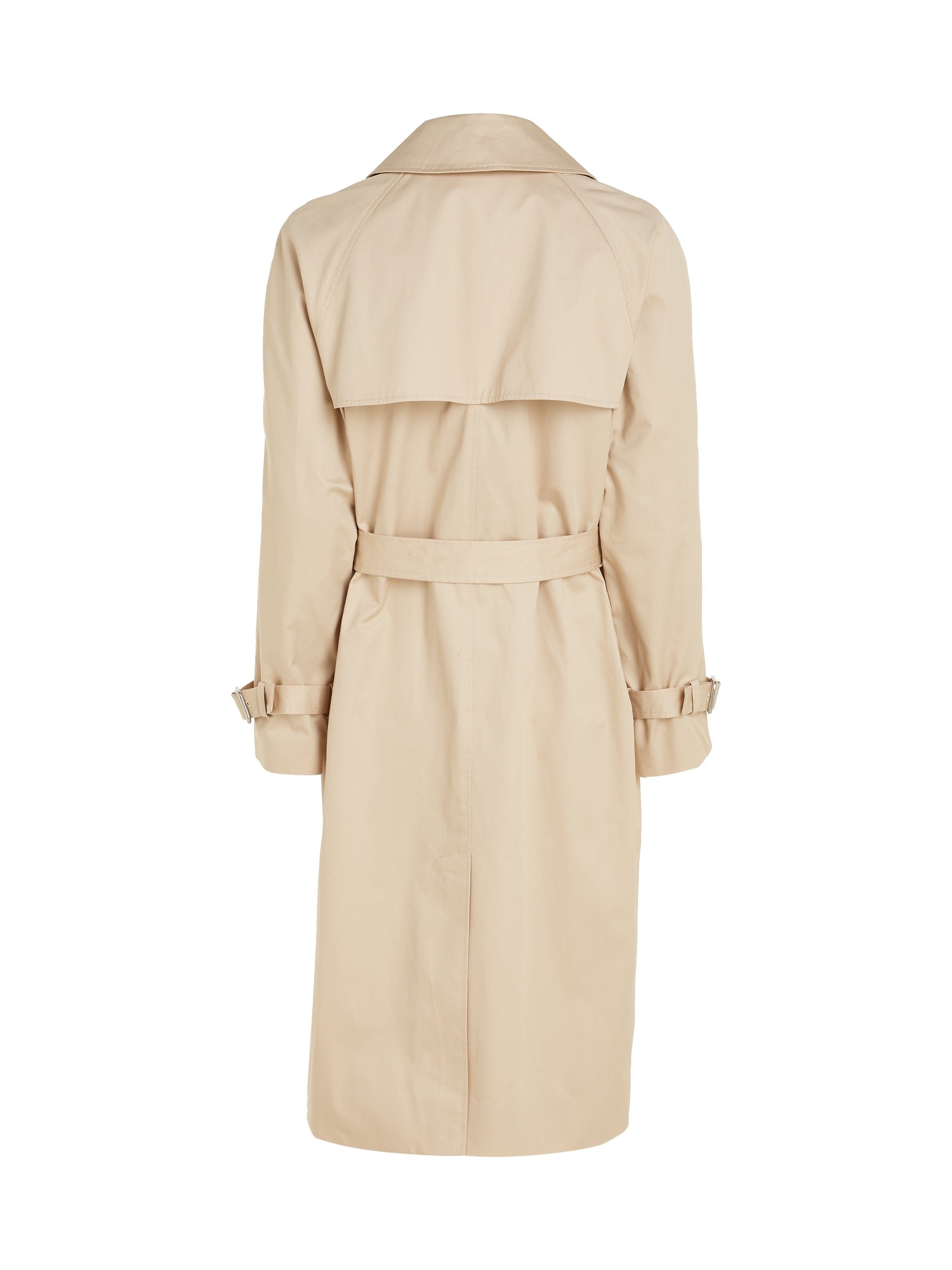 Calvin Klein Outdoorjack ESSENTIAL TRENCH COAT (set, 2 stuks, Met riem)