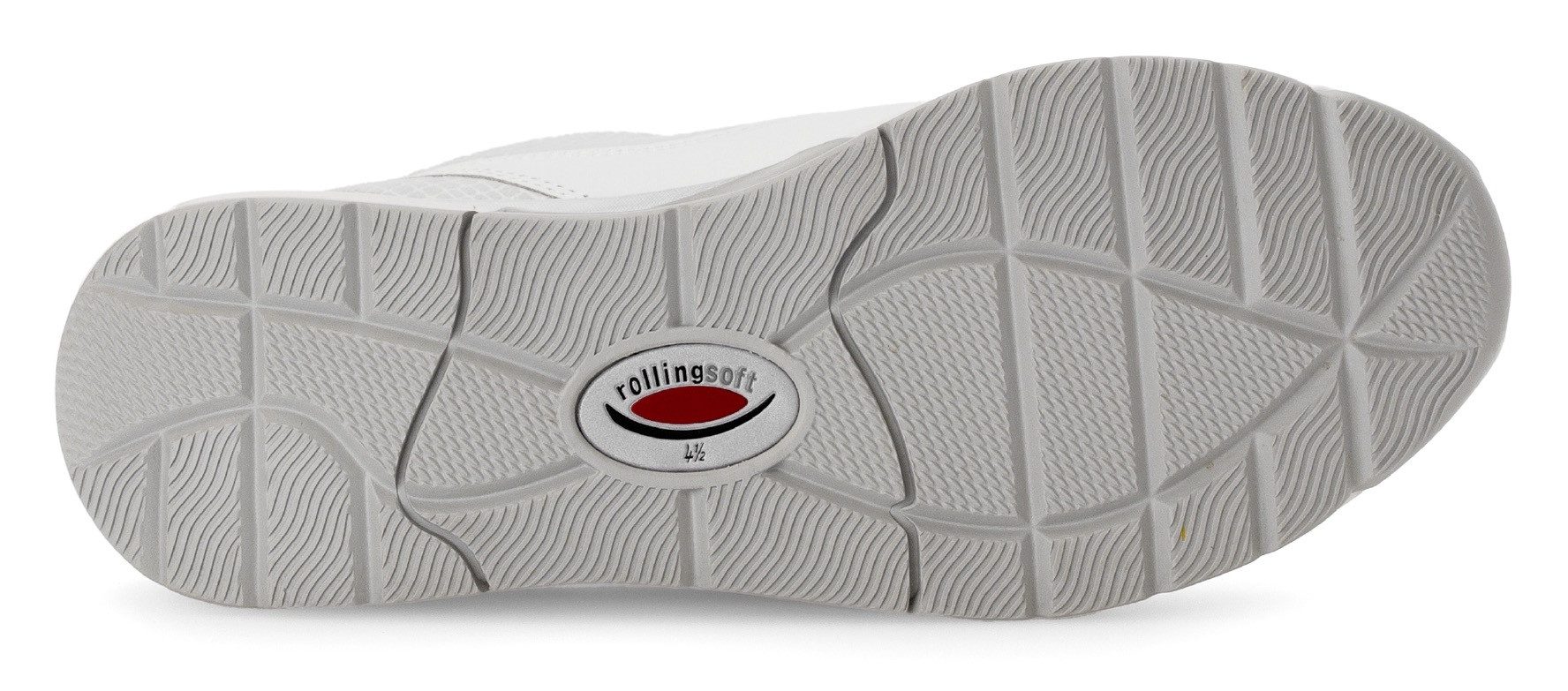 Gabor Rollingsoft Sneakers met sleehak , vrijetijdsschoen, lage schoen, veterschoen met verwisselbaar voetbed