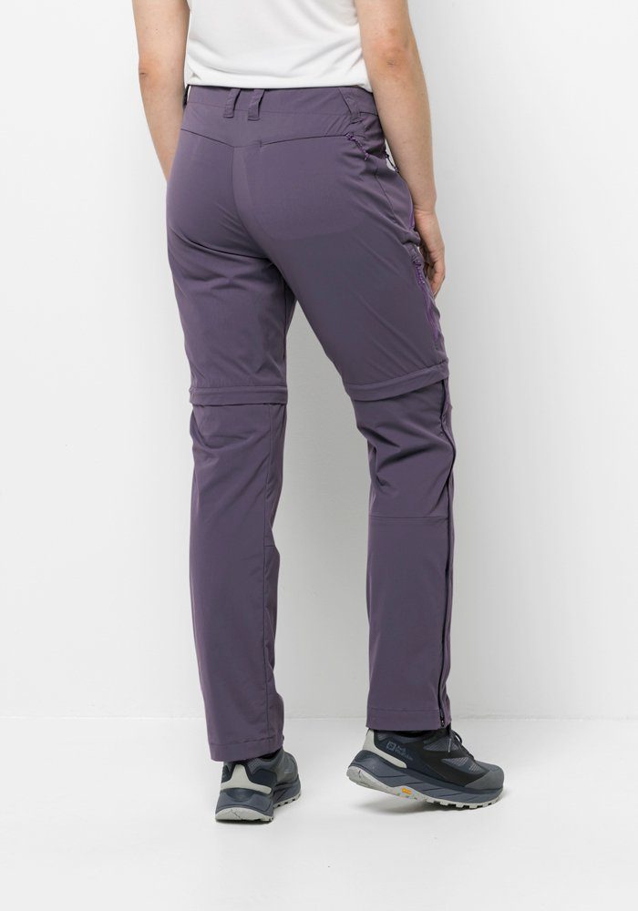 Jack Wolfskin Afritsbroek GLASTAL ZIP AWAY PANTS W