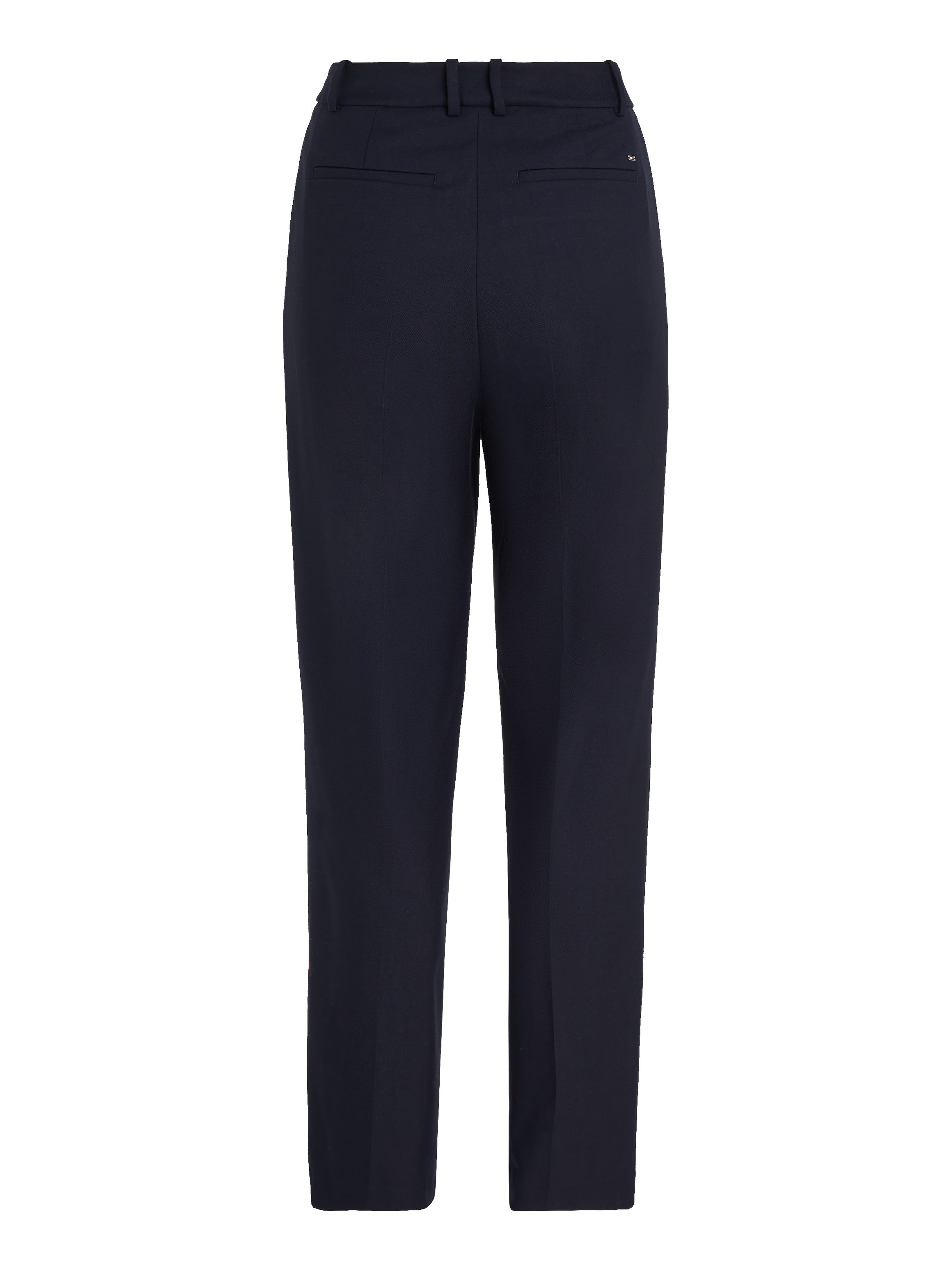 Tommy Hilfiger Geweven broek MD CORE RELAXED STRAIGHT PANT met logo-stiksel op de achterkant