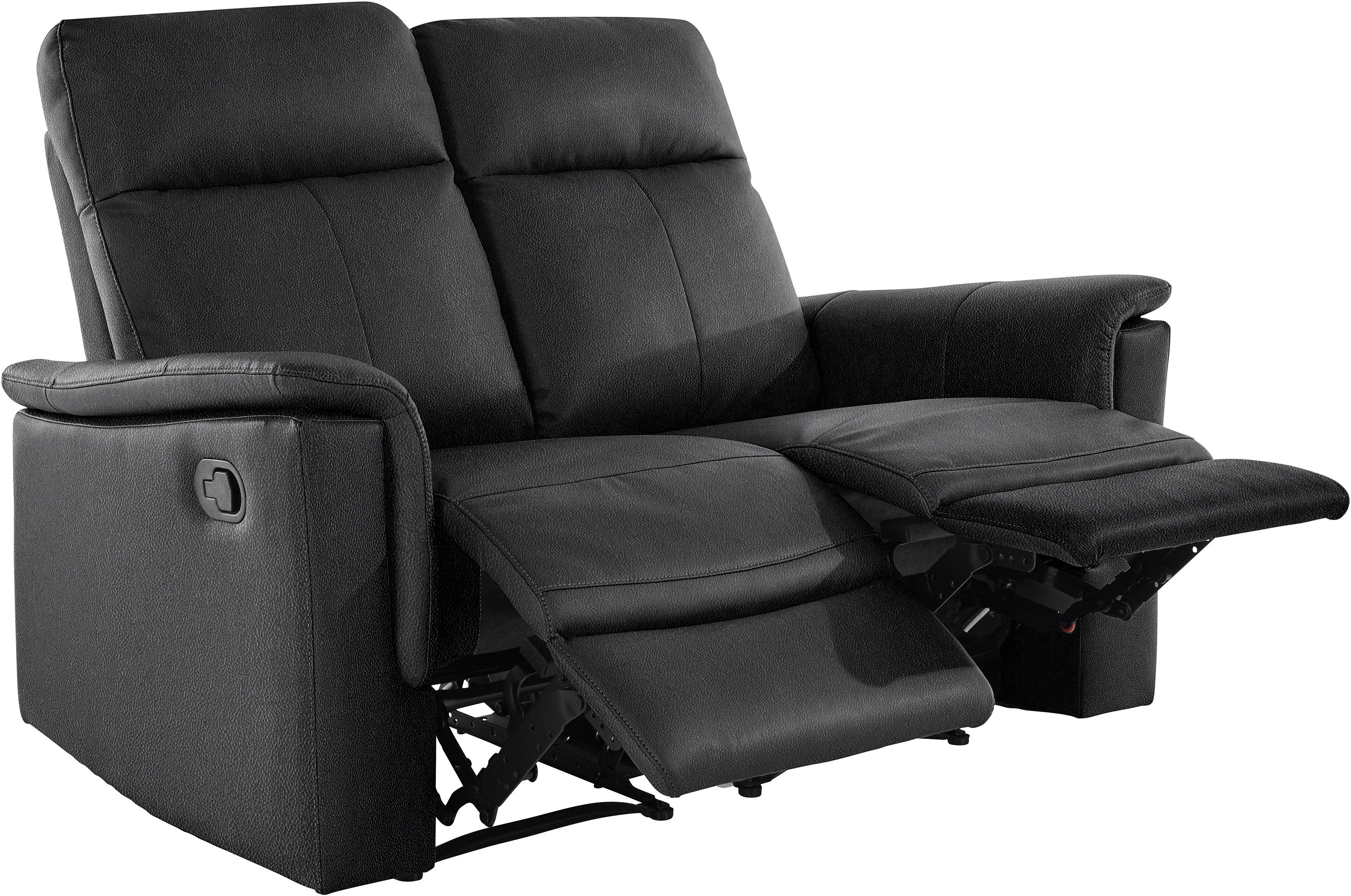 Home affaire 2-zitsbank Southbrook met handmatige en elektrische relaxfunctie